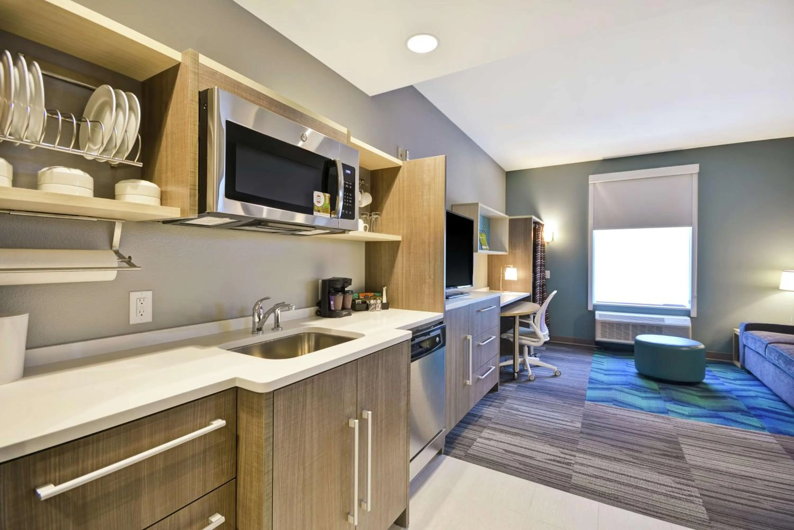 Bedroom in Home2 Suites by Hilton Queensbury Lake George