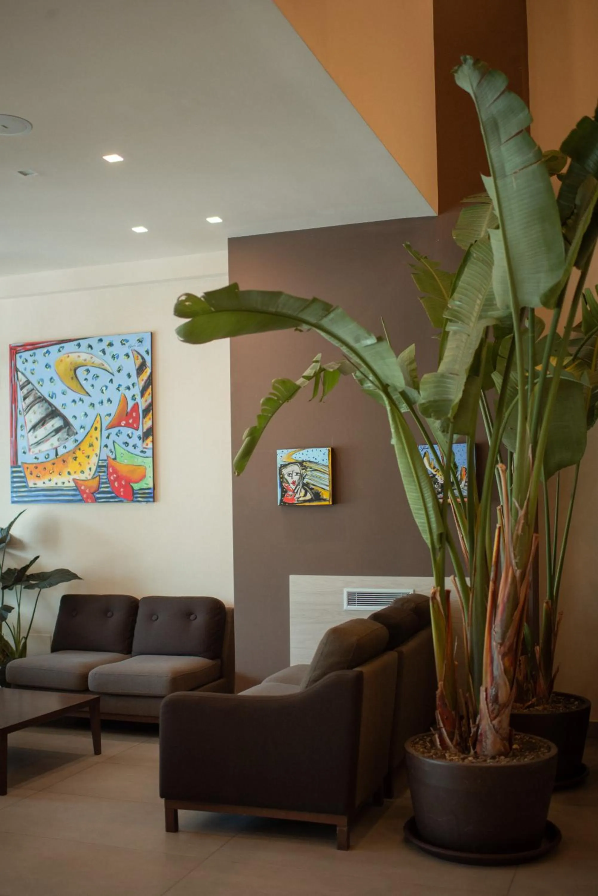 Lobby or reception in Bhotel