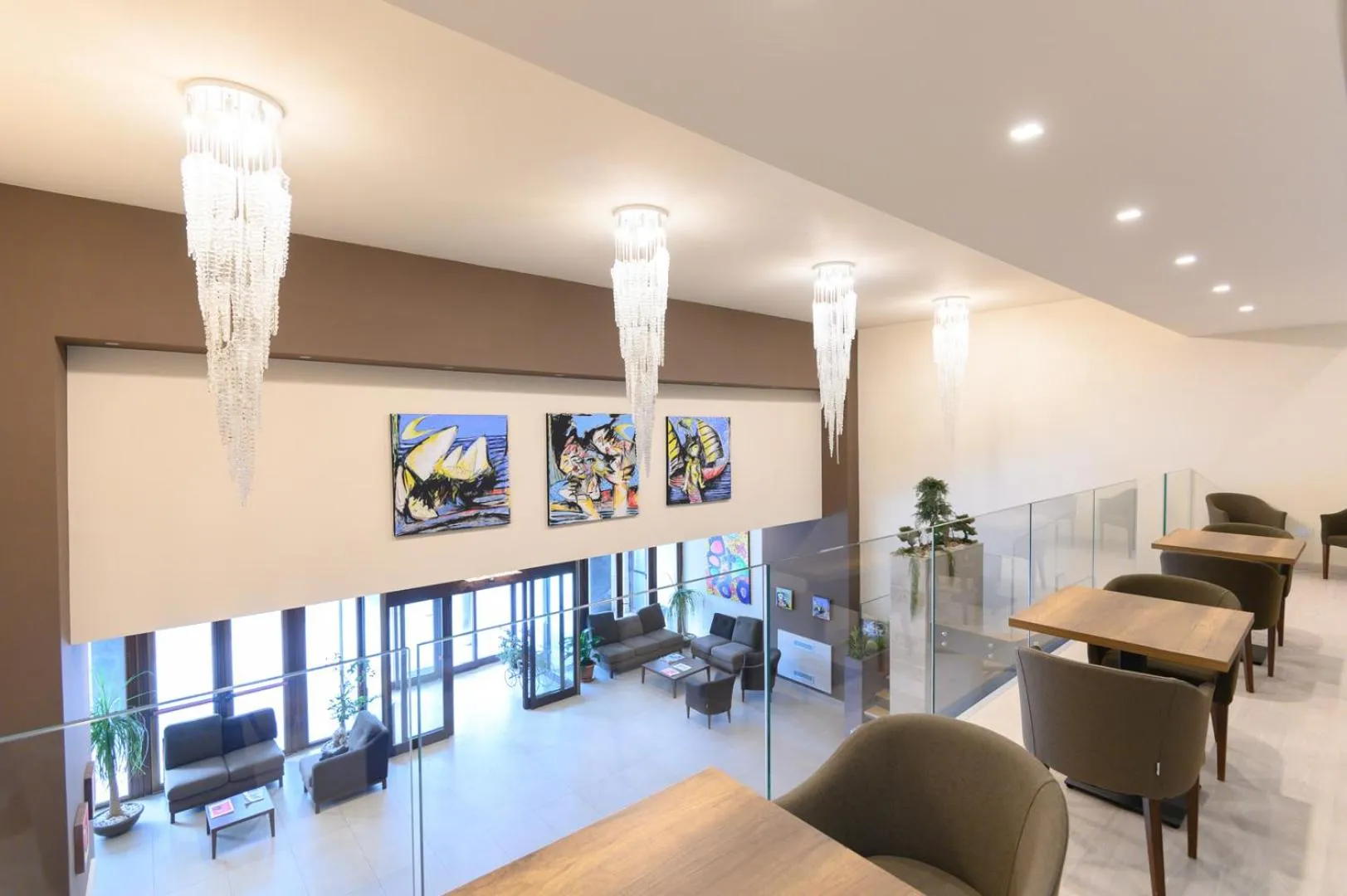 Lobby or reception in Bhotel