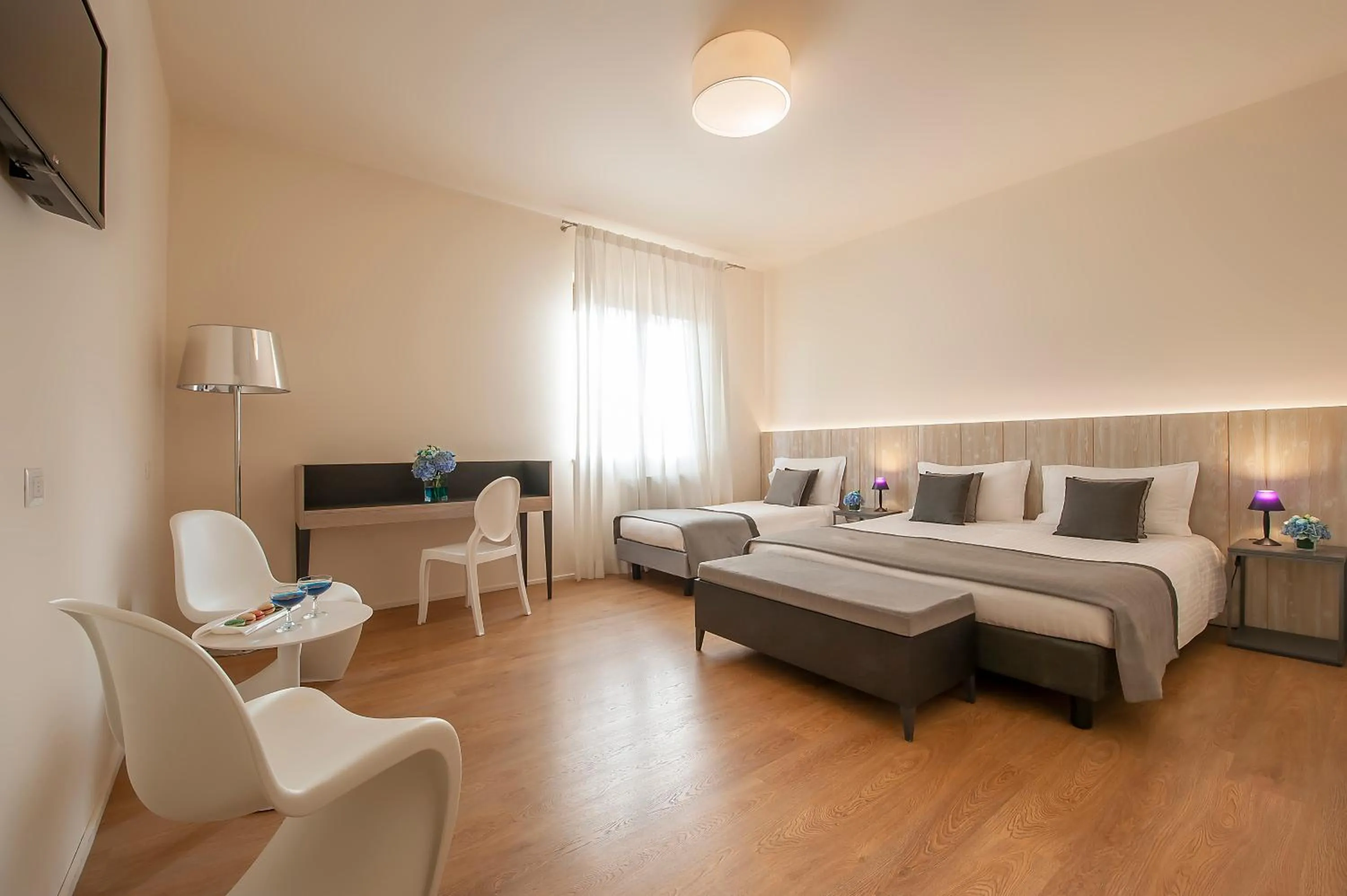 Bed in Hotel La Corte