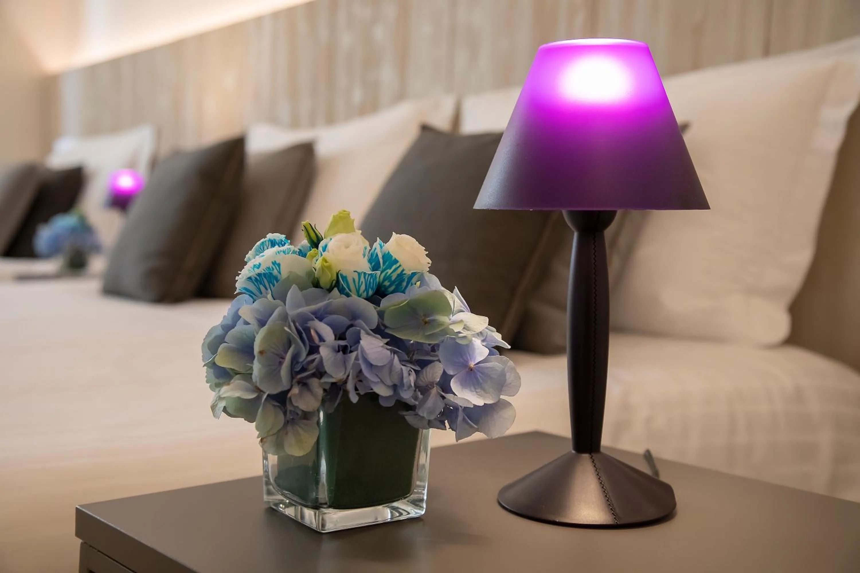 Decorative detail, Bed in Hotel La Corte