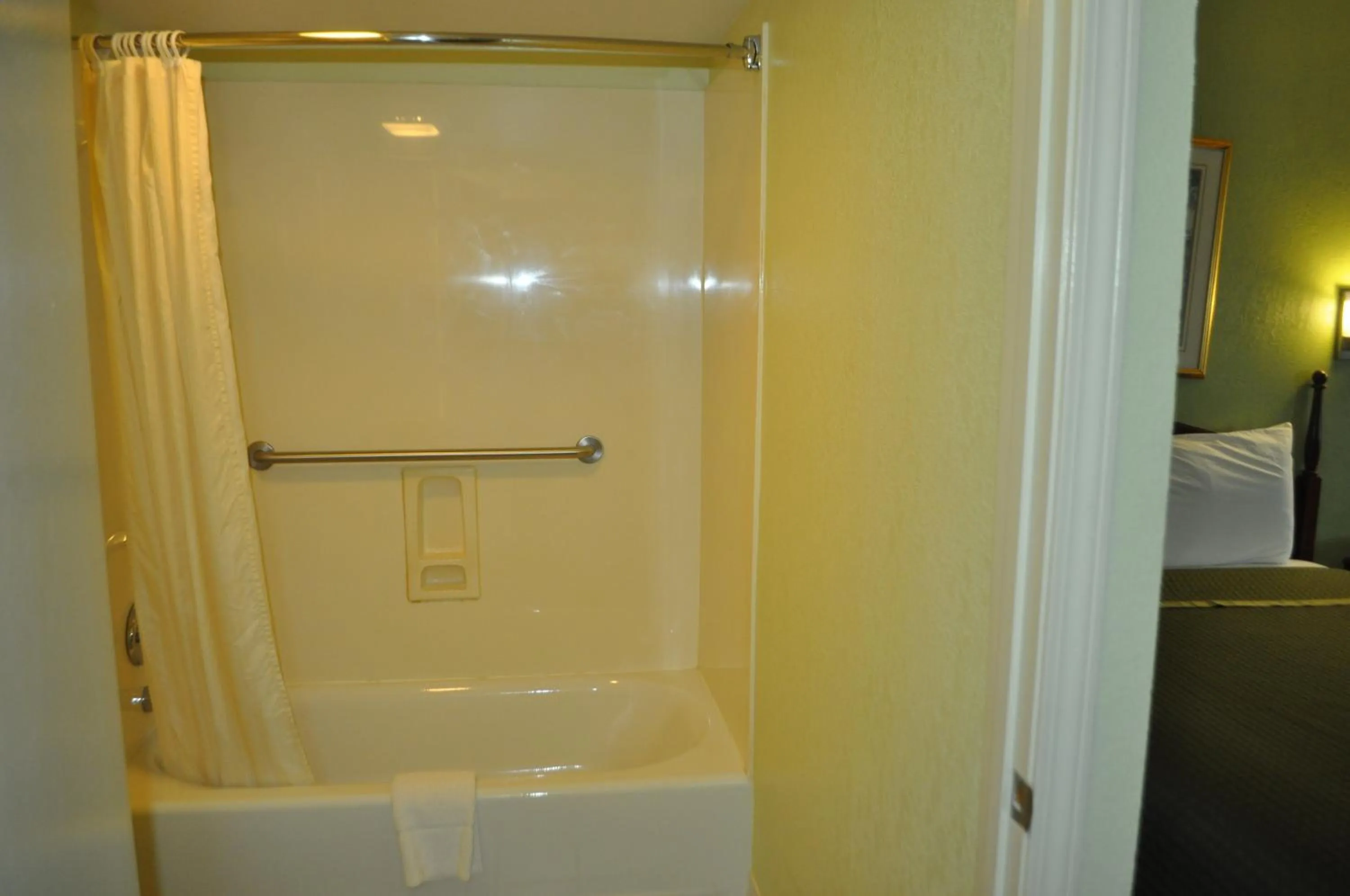 Shower, Bed in Bestway Inn - Madison