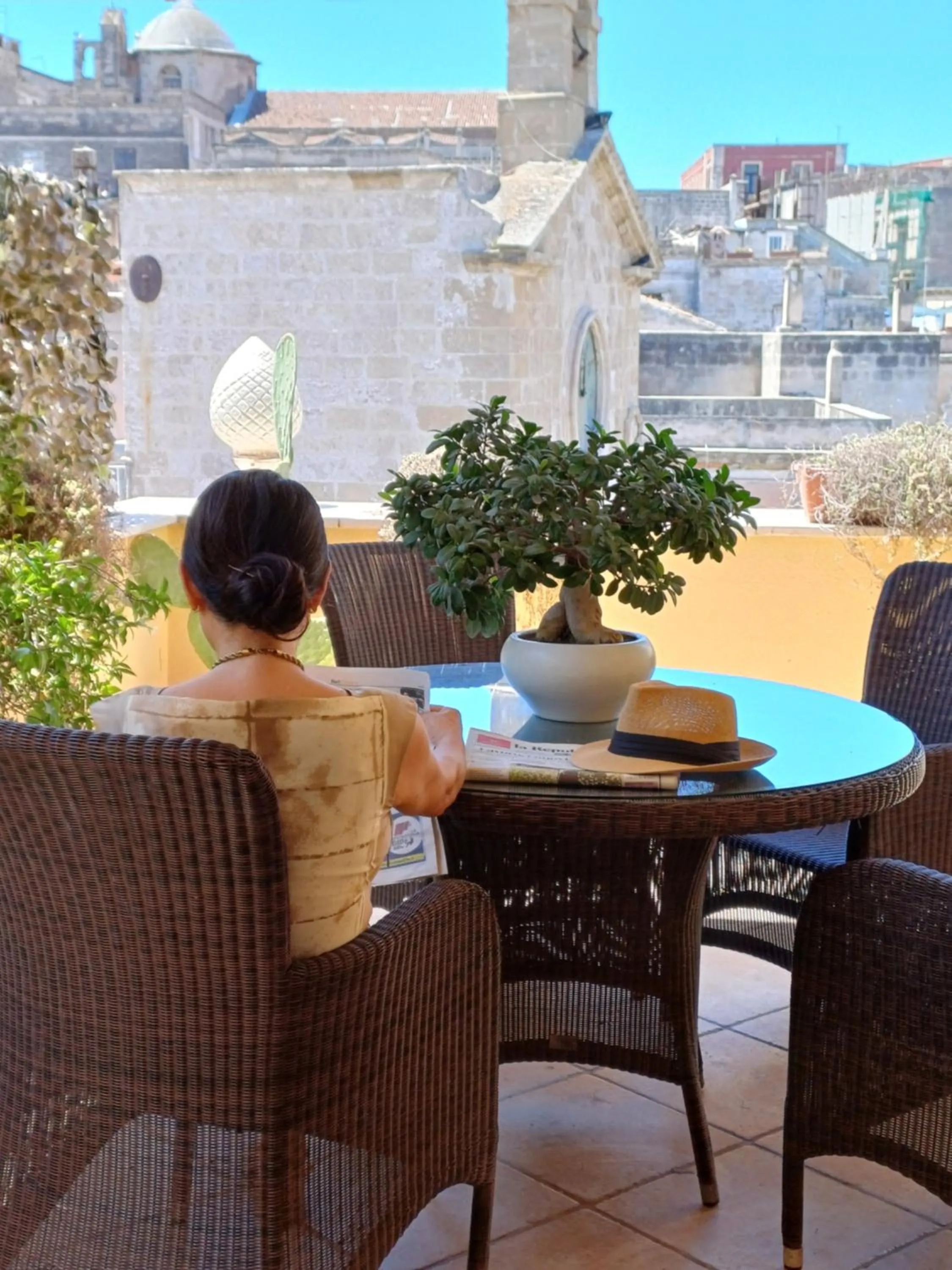 Balcony/Terrace in Hotel L'Arcangelo - Boutique Hotel