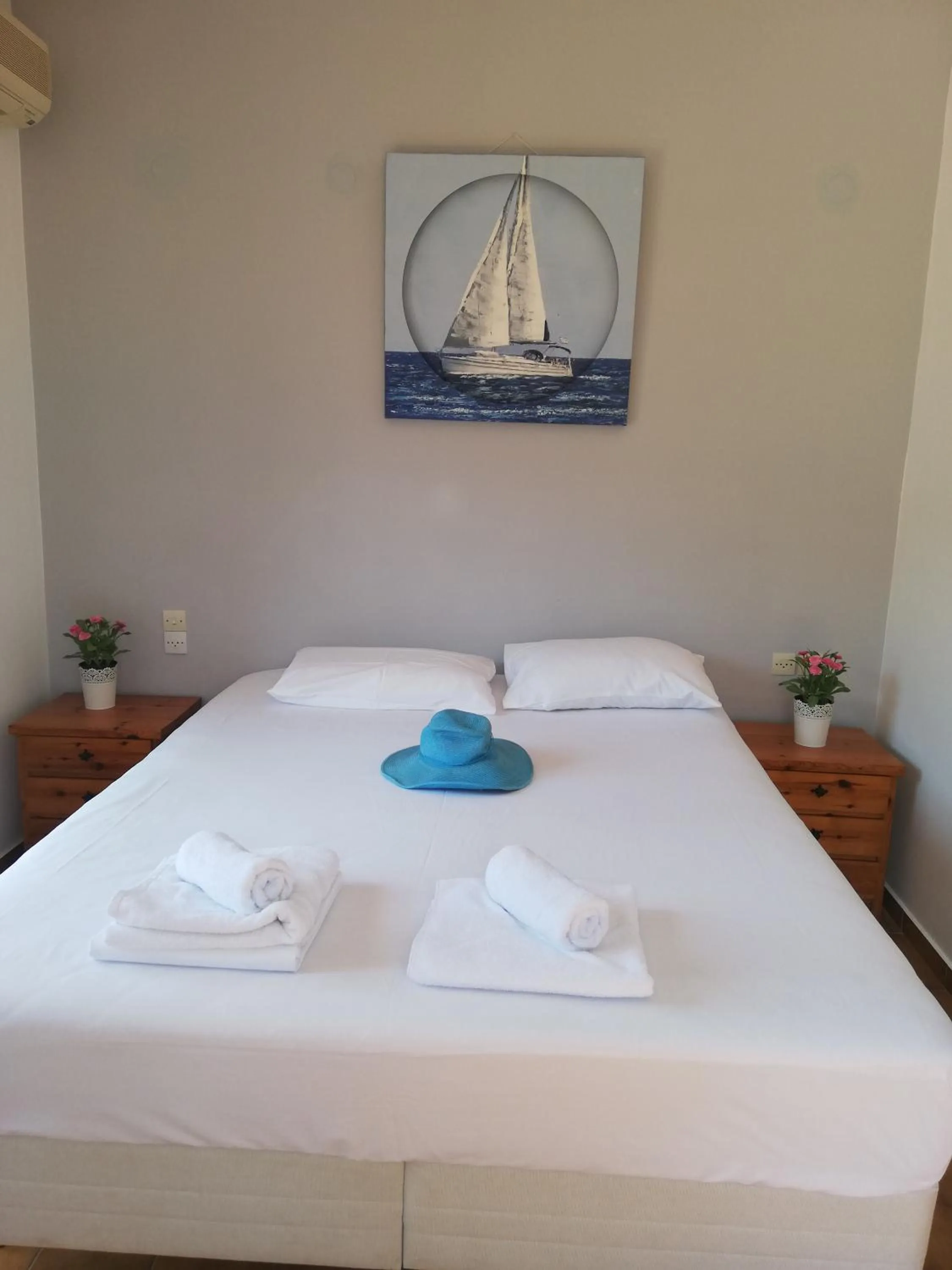 Bedroom in Villa Mikra Asia