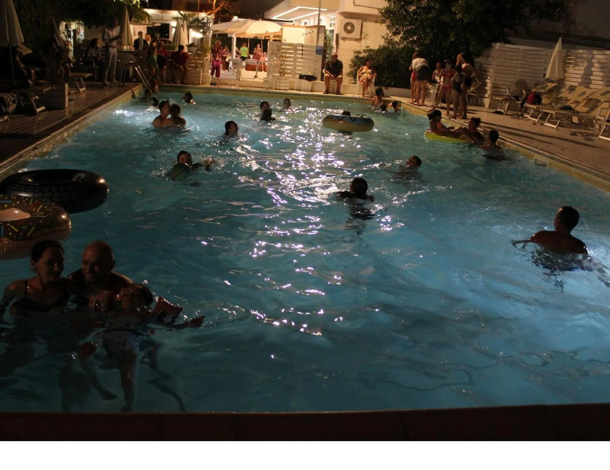 Swimming pool in Hotel Villa del Parco