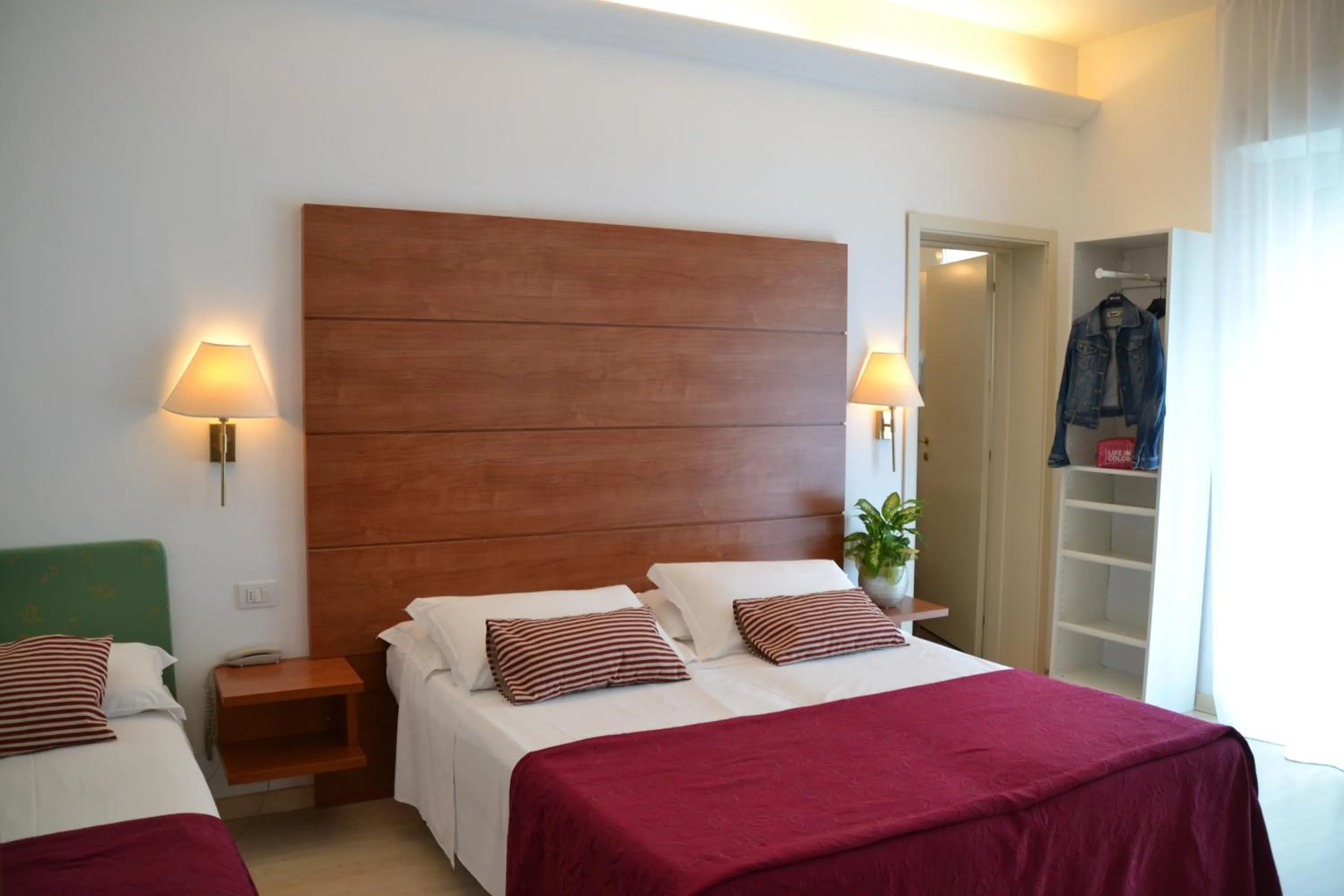 Bed in Hotel Villa del Parco