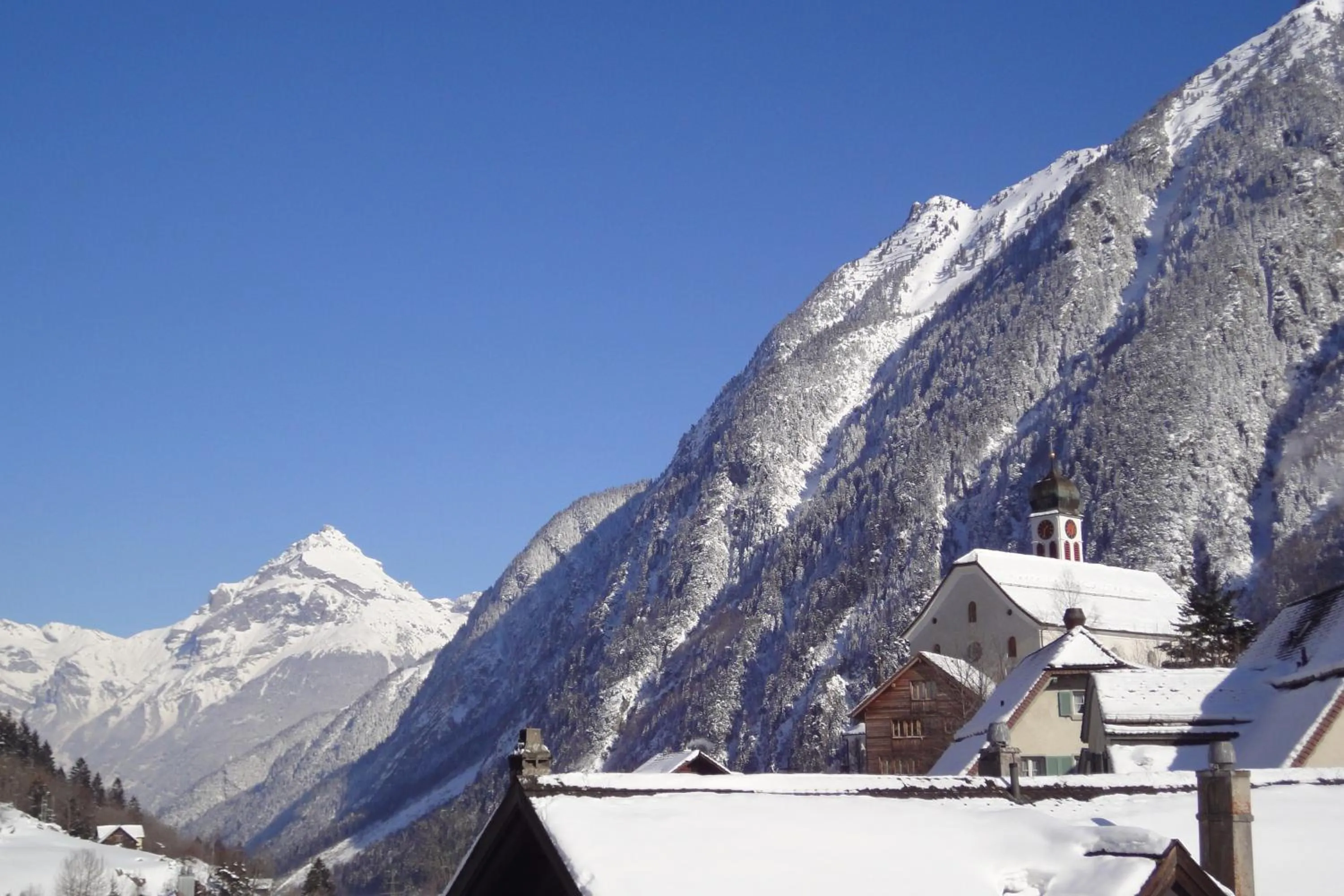 Bird's eye view in Hotel Gerig
