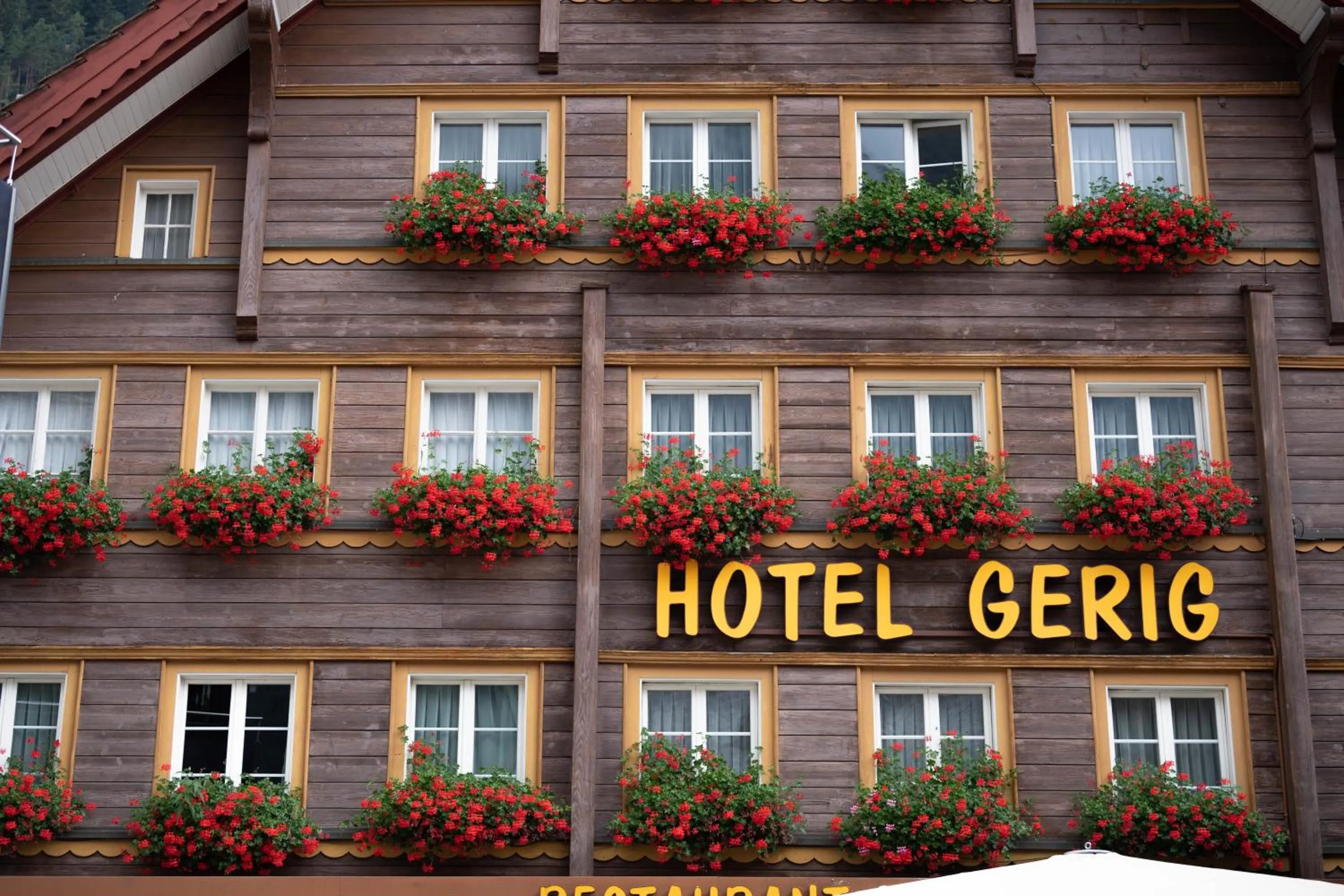 Logo/Certificate/Sign in Hotel Gerig