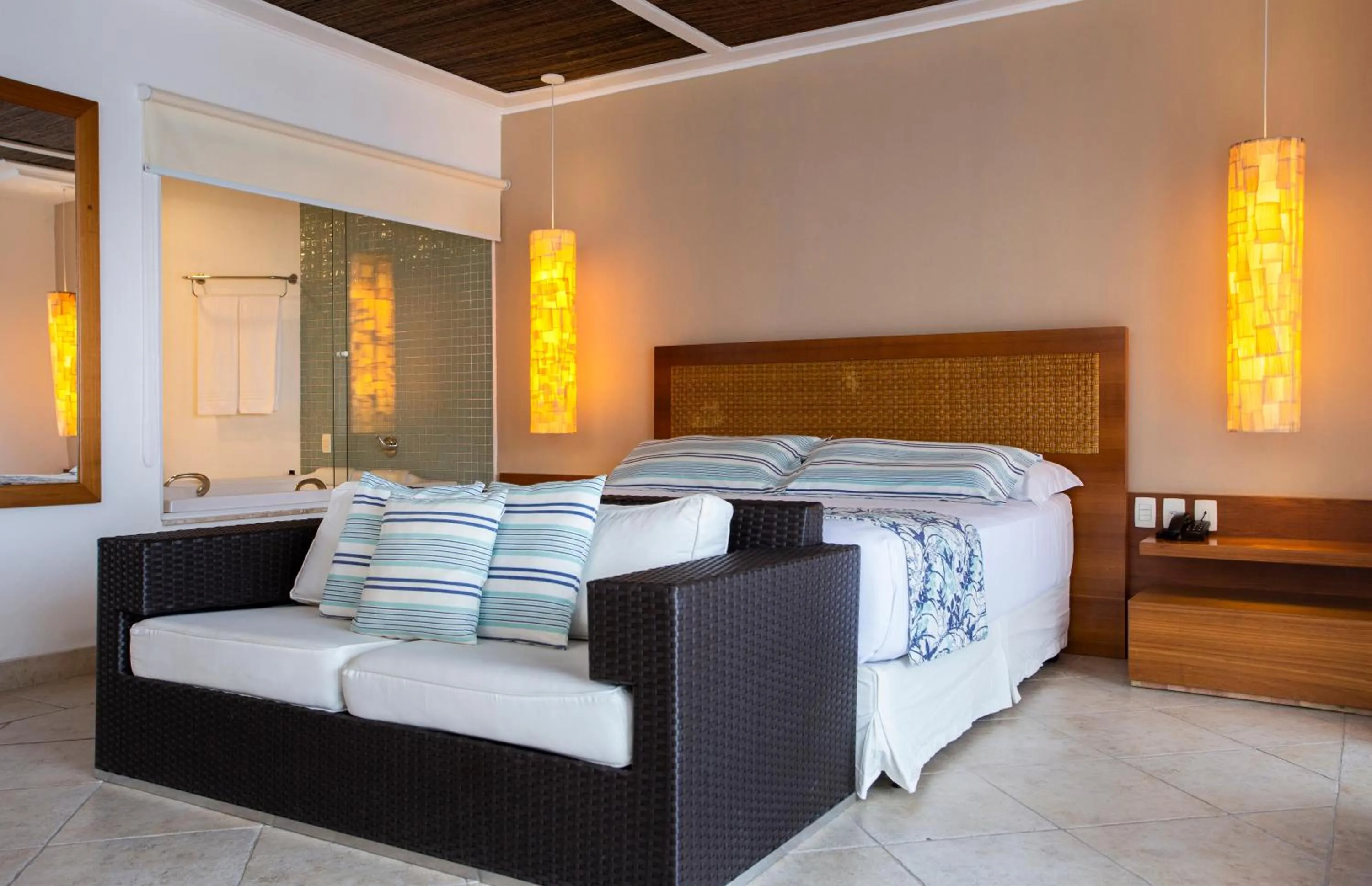 Bed in Hotel Mercedes