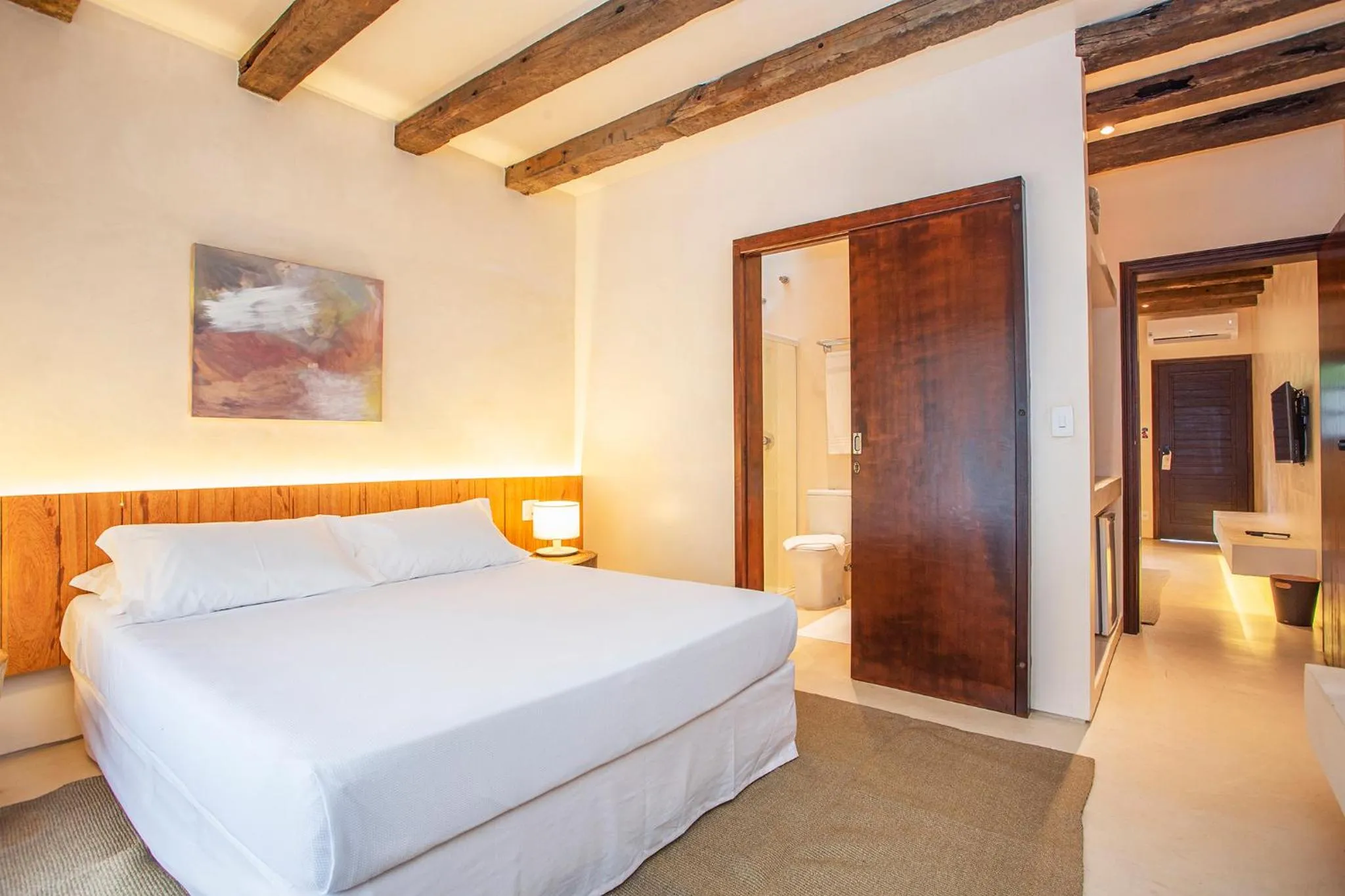 Bed in Hotel Mercedes