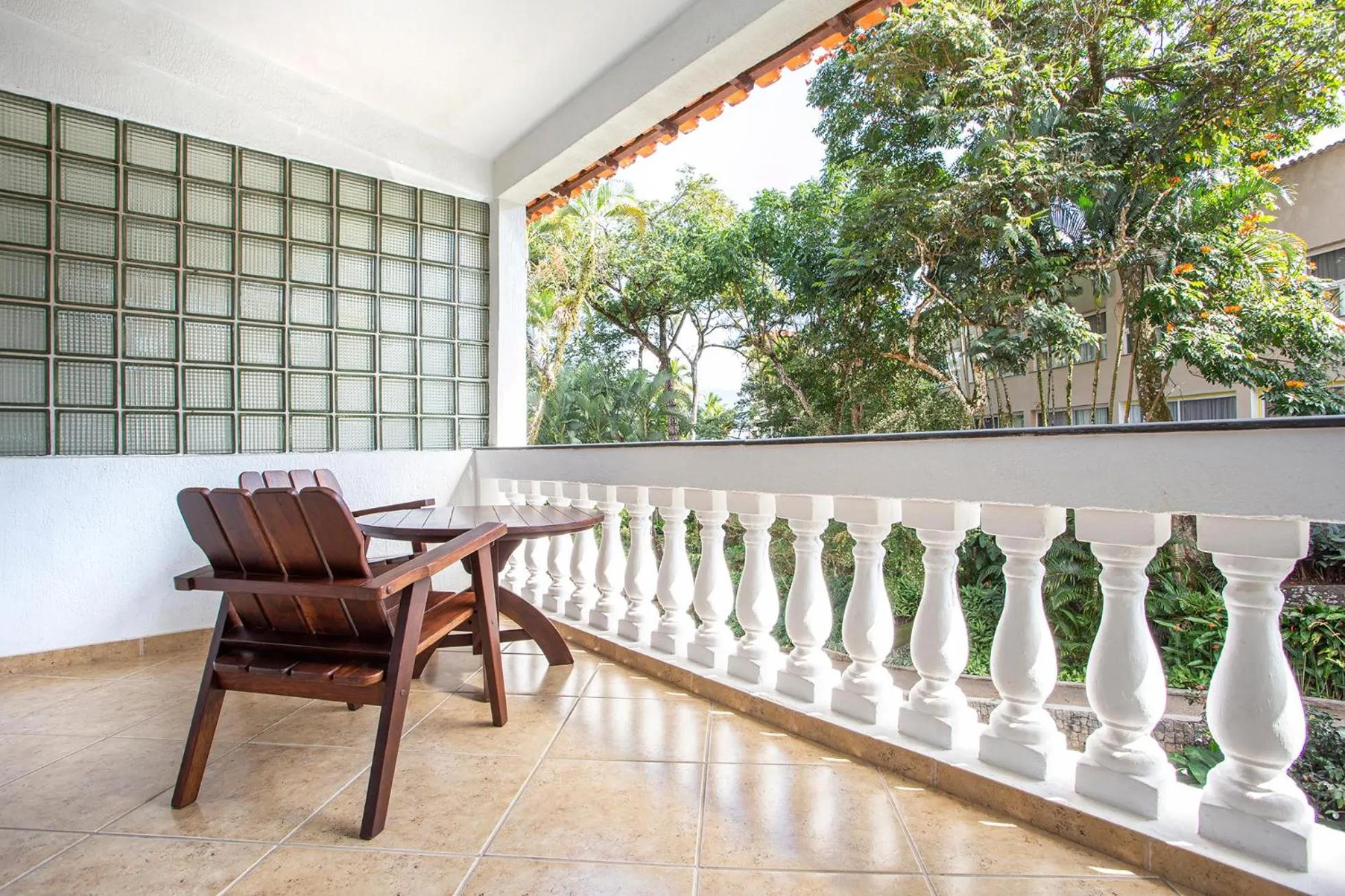 Garden view in Hotel Mercedes