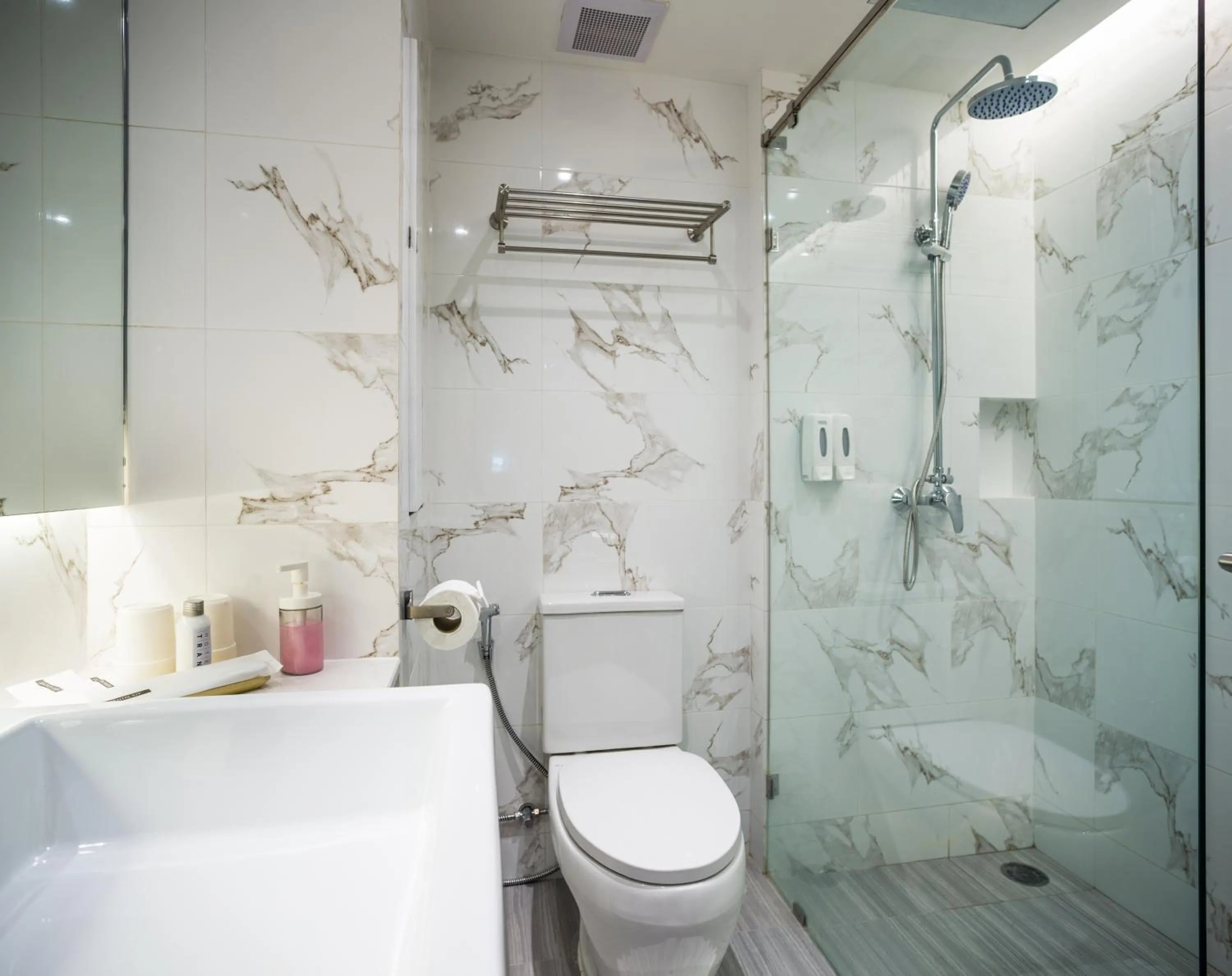 Bathroom in Hotel Tranz