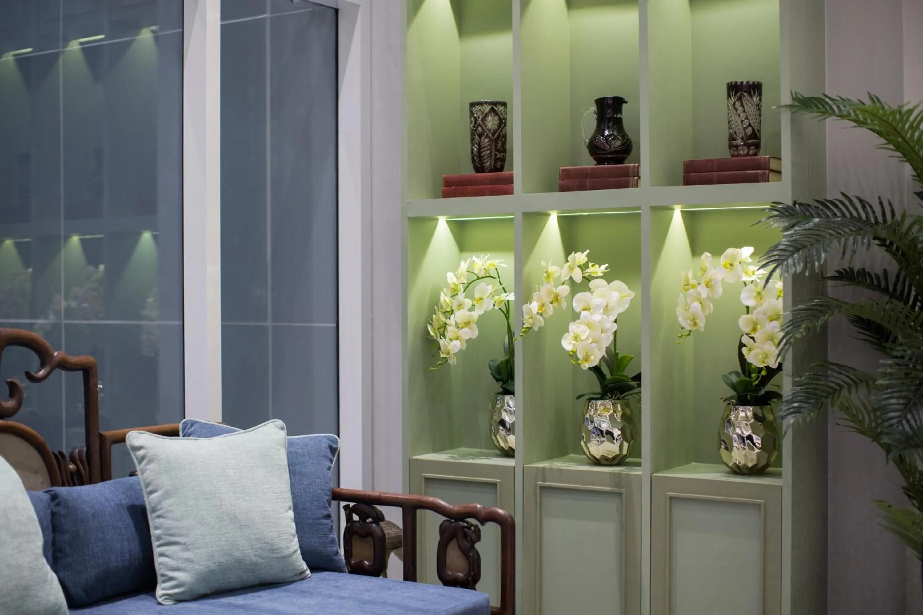 Seating area in Hotel Tranz