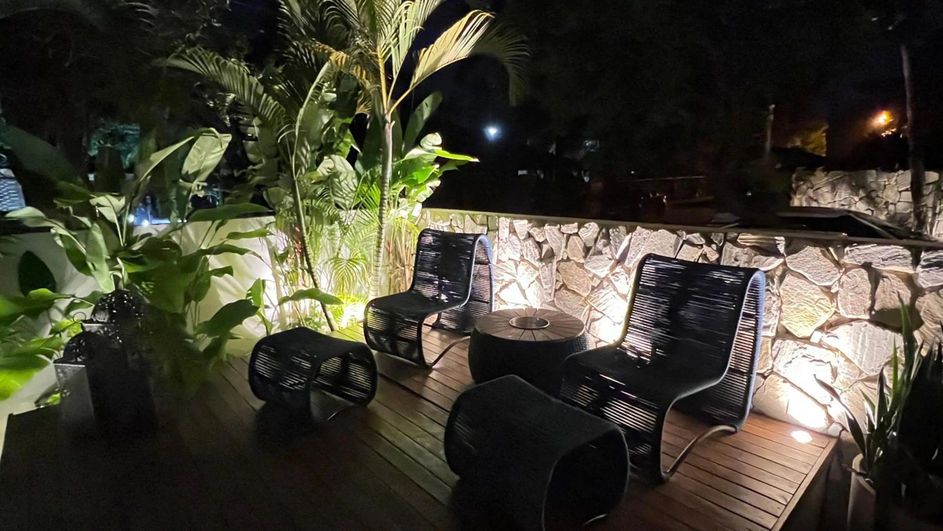 Seating area in Pousada Abaré