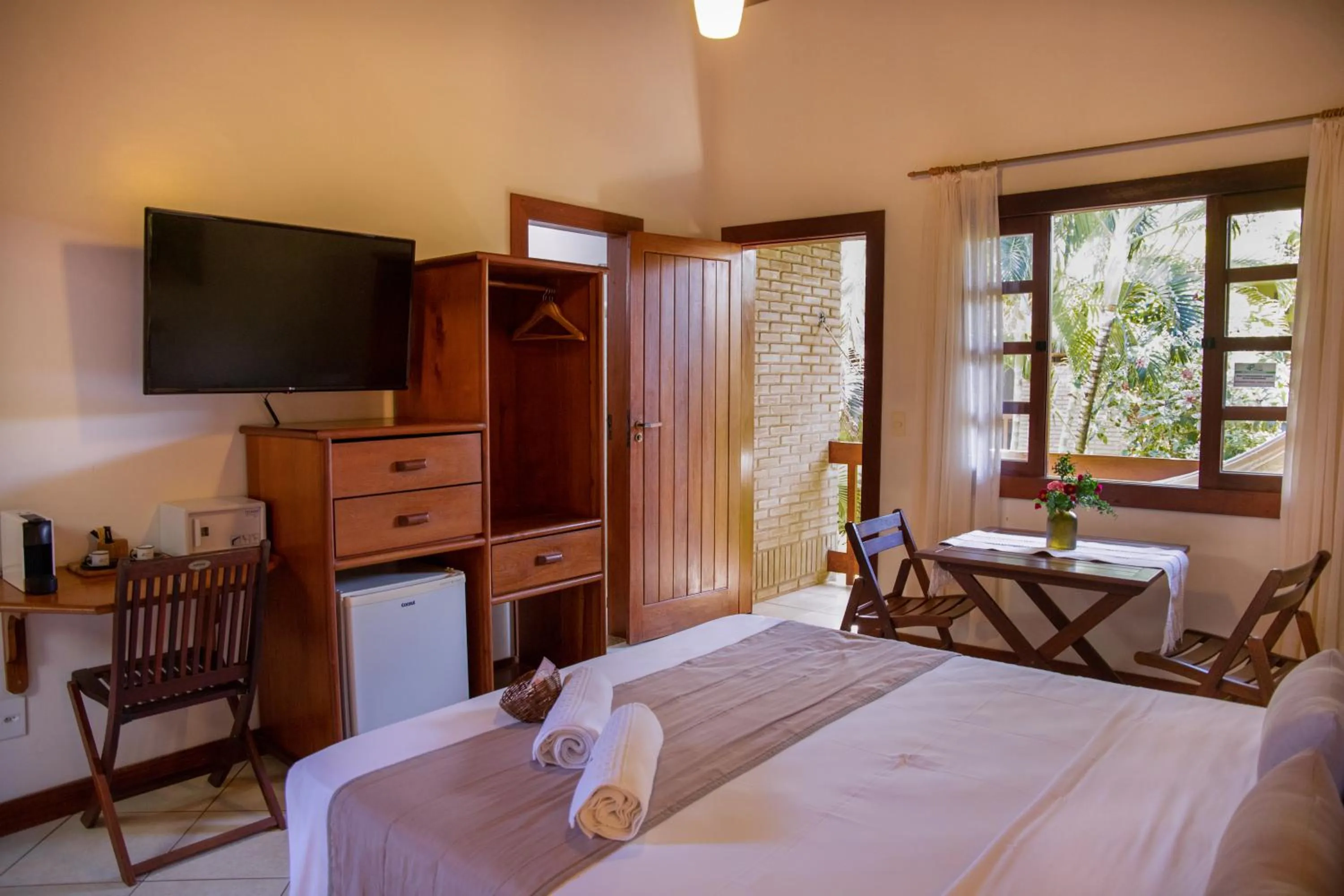 TV and multimedia, Bed in Pousada Abaré