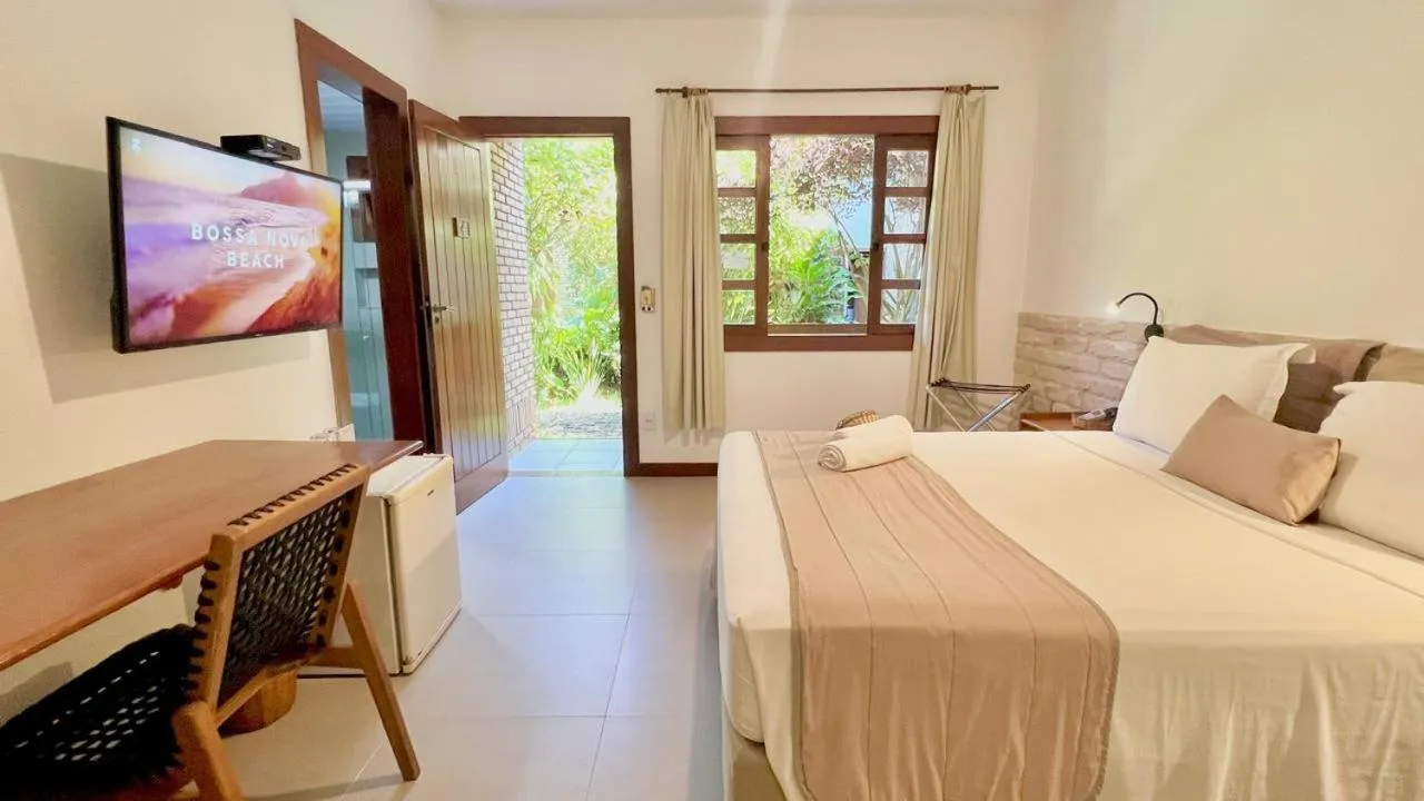 Bed in Pousada Abaré