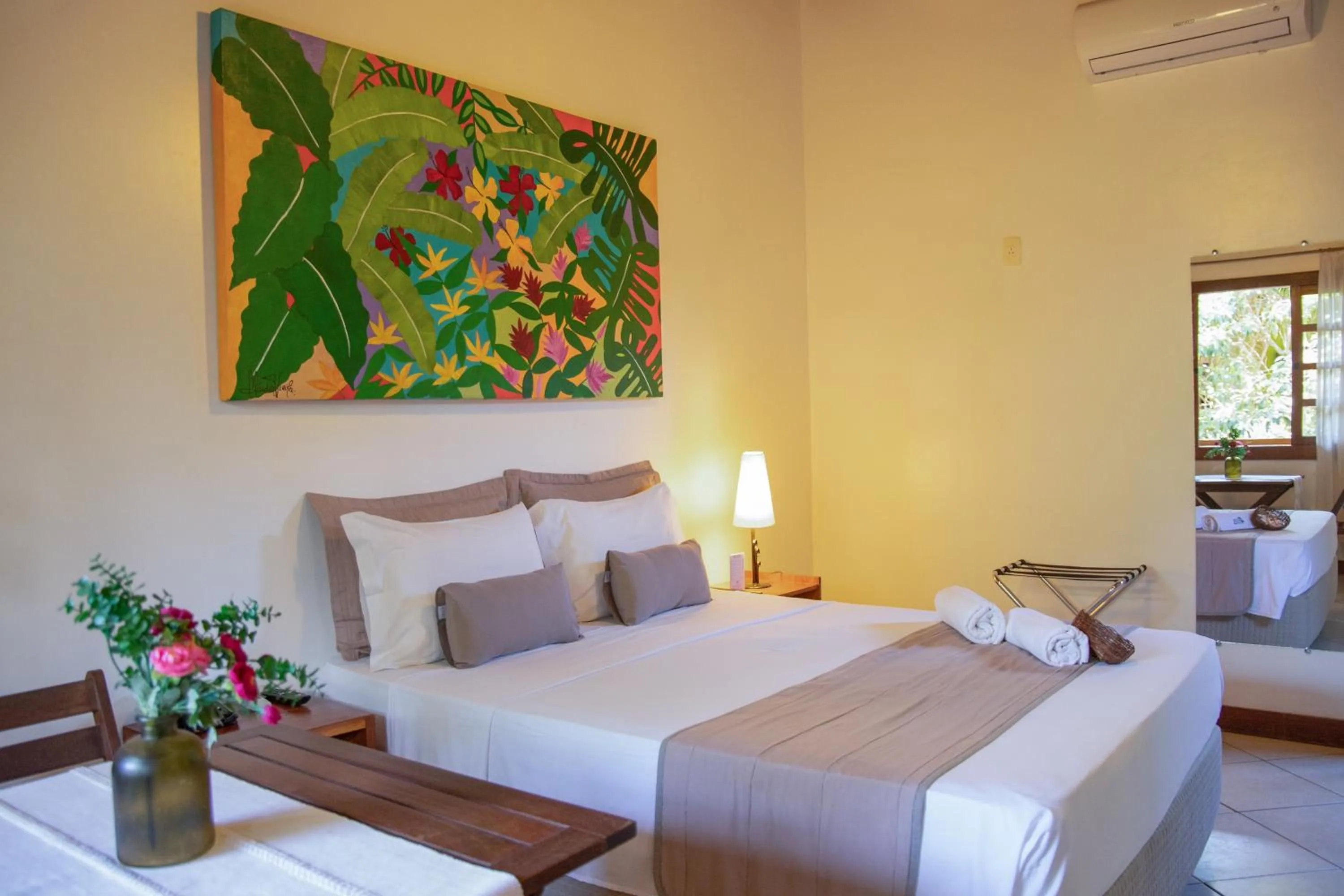 Bed in Pousada Abaré