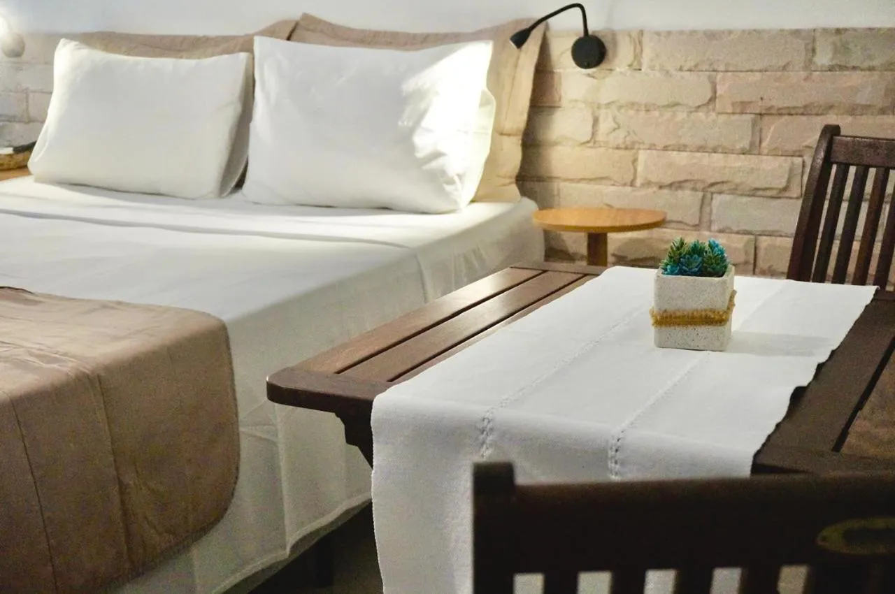 Bed in Pousada Abaré