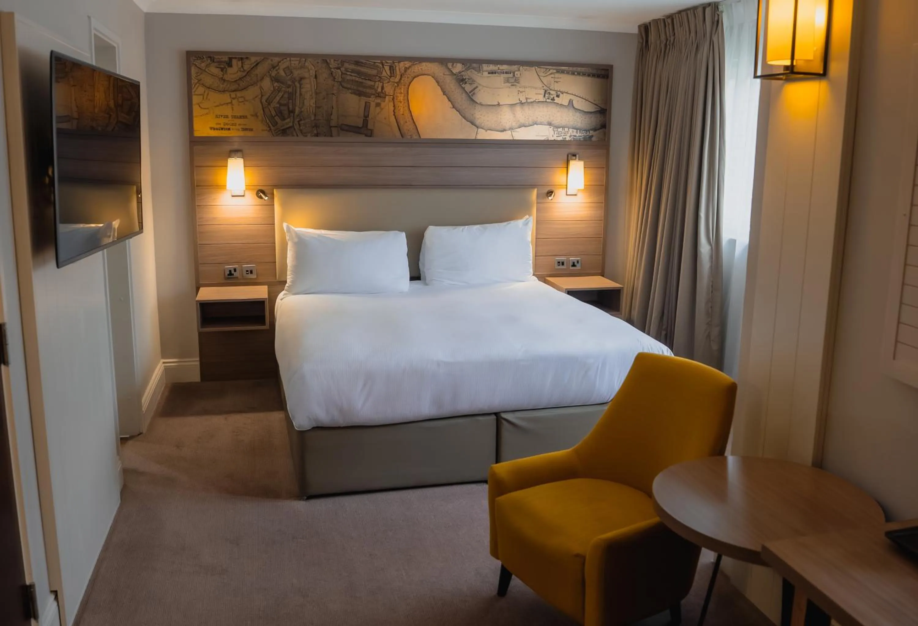 Bed in a&o London Docklands Riverside