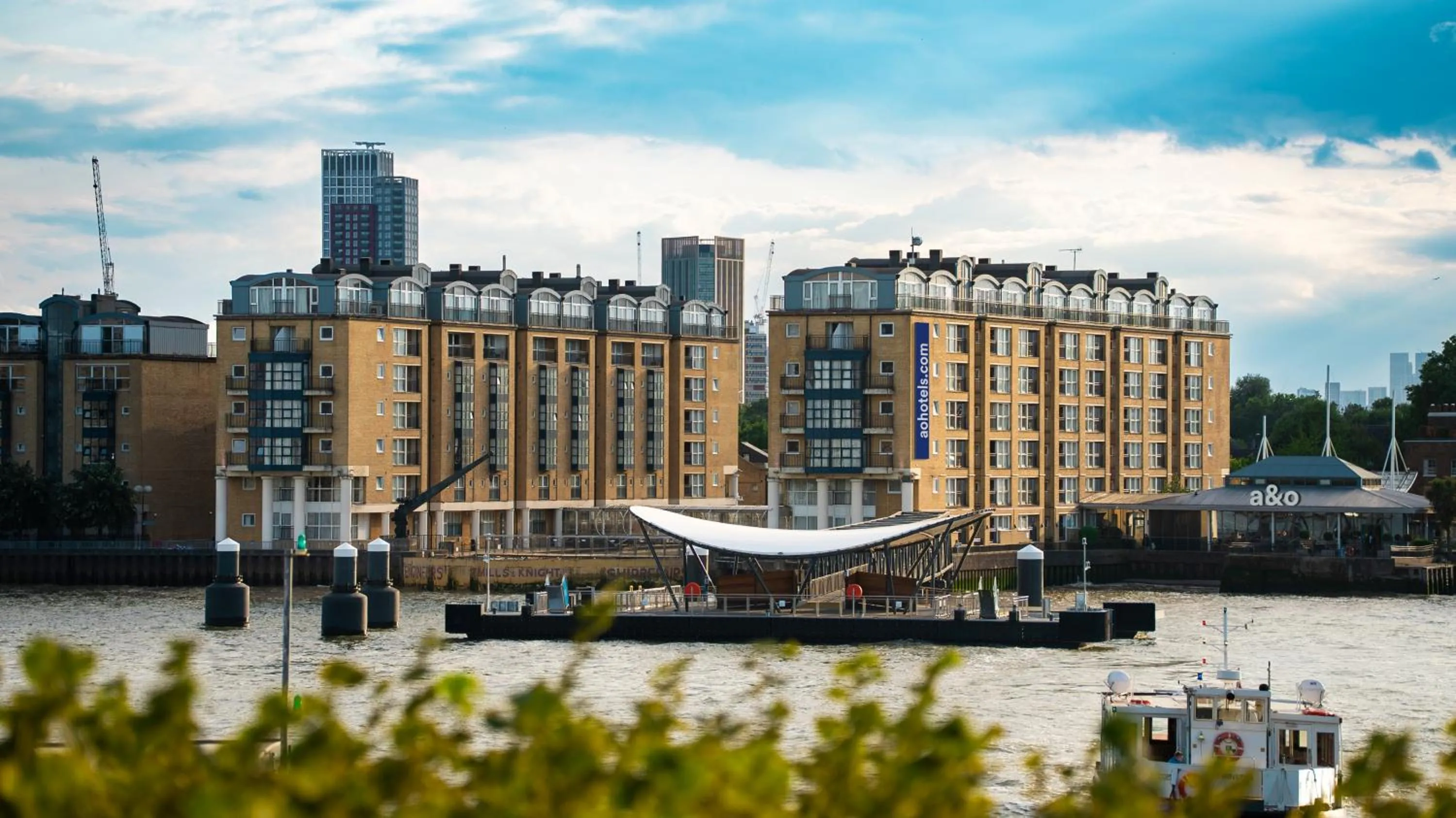 Property building in a&o London Docklands Riverside