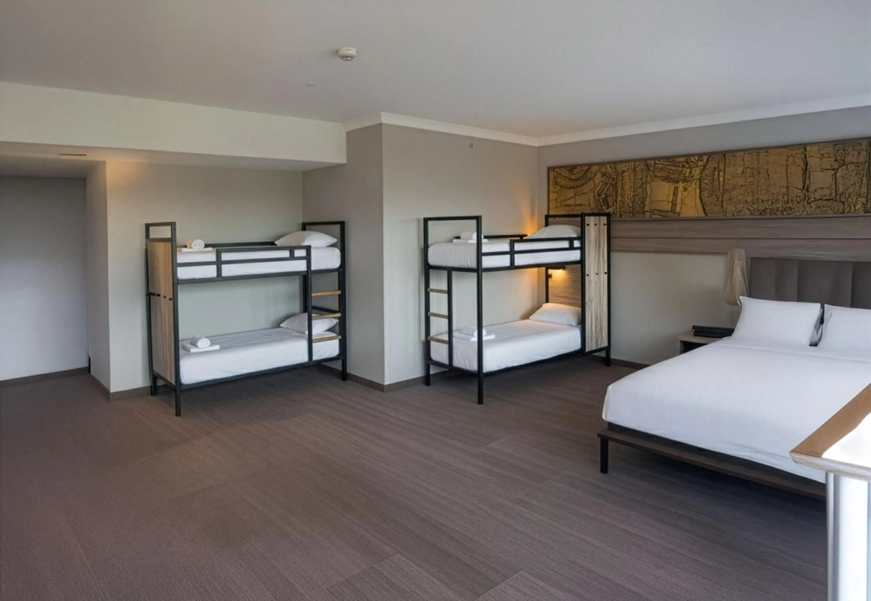 Bedroom, Bed in a&o London Docklands Riverside