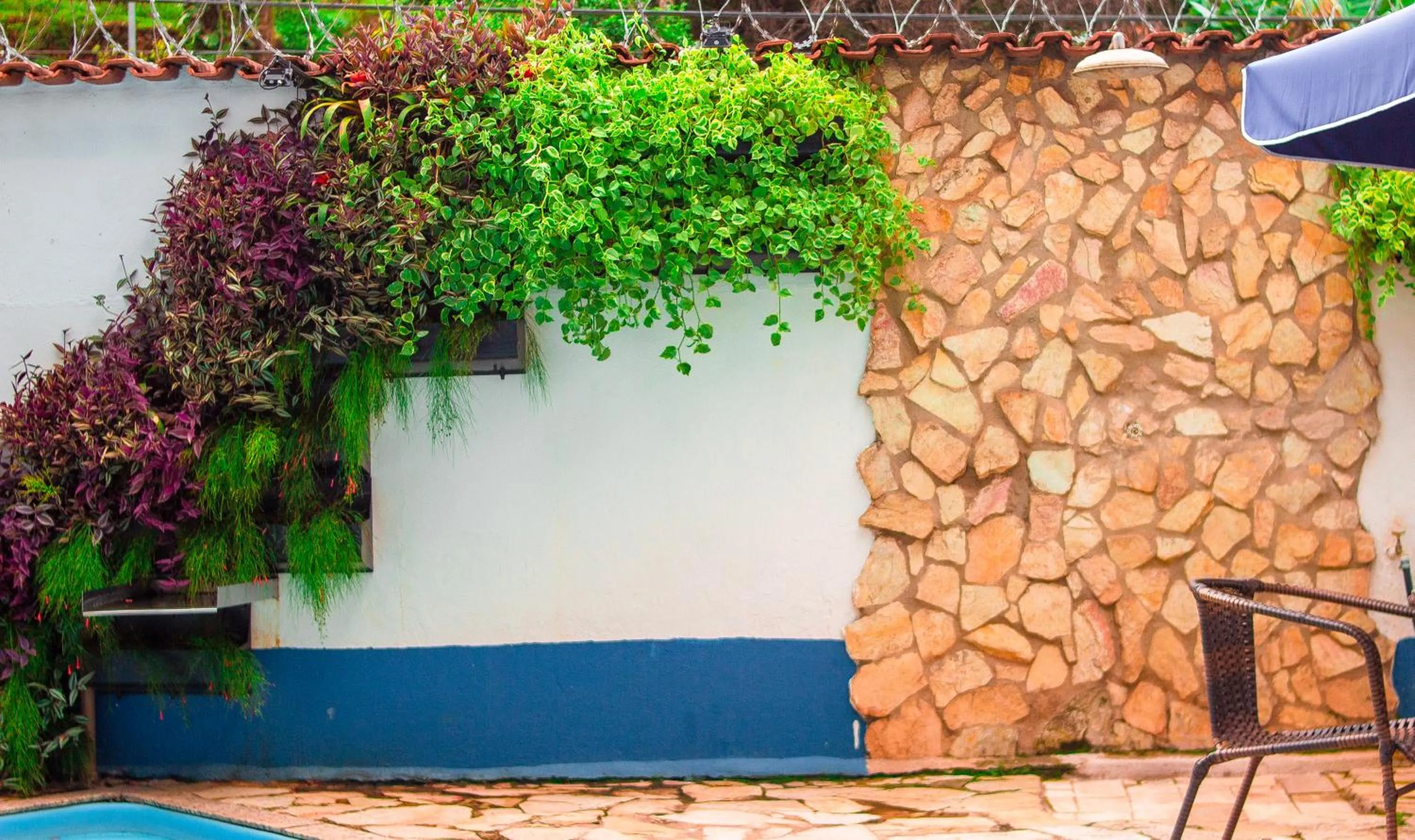 Swimming pool in Pousada Villa Real