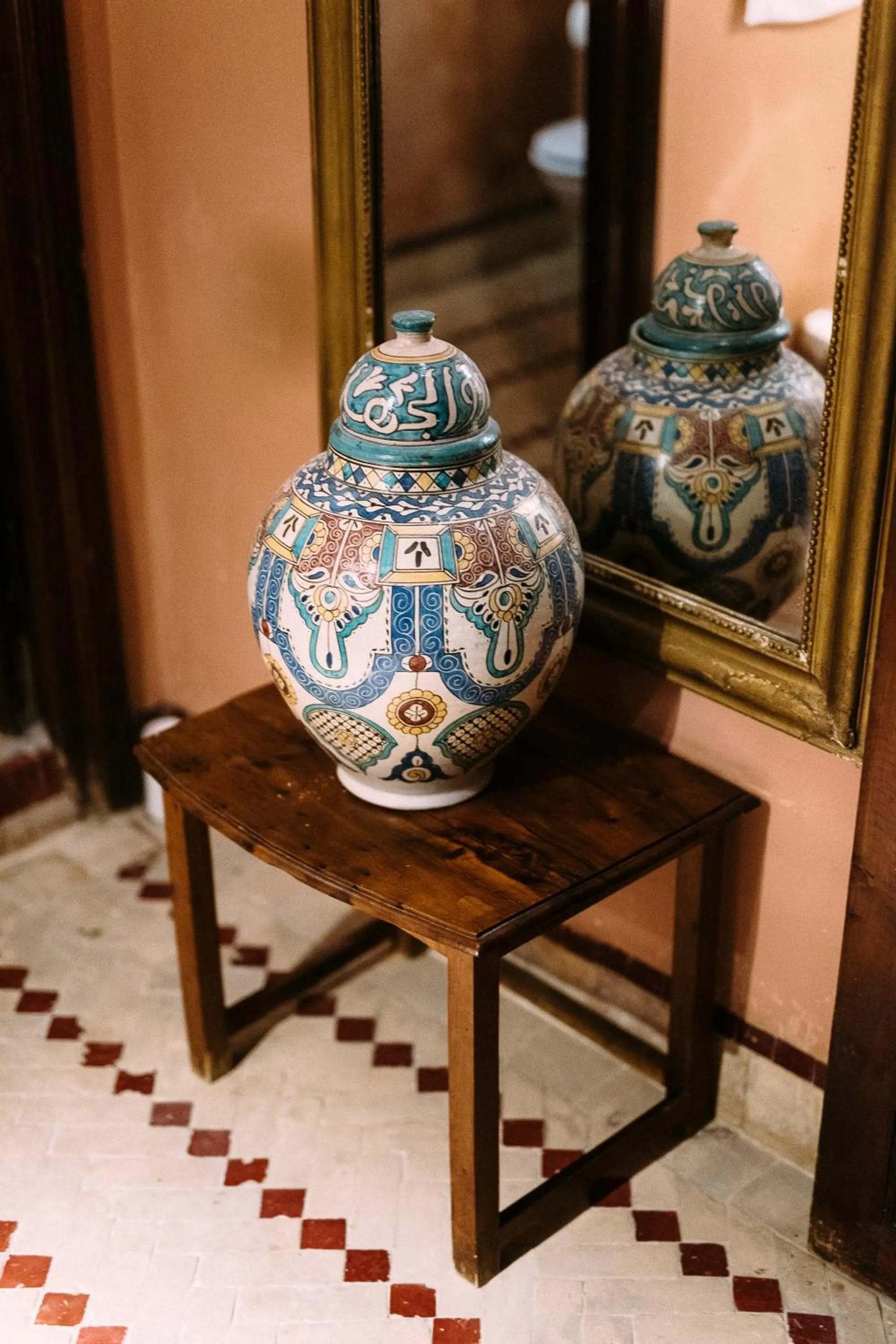 Bathroom in La Maison Bleue Batha