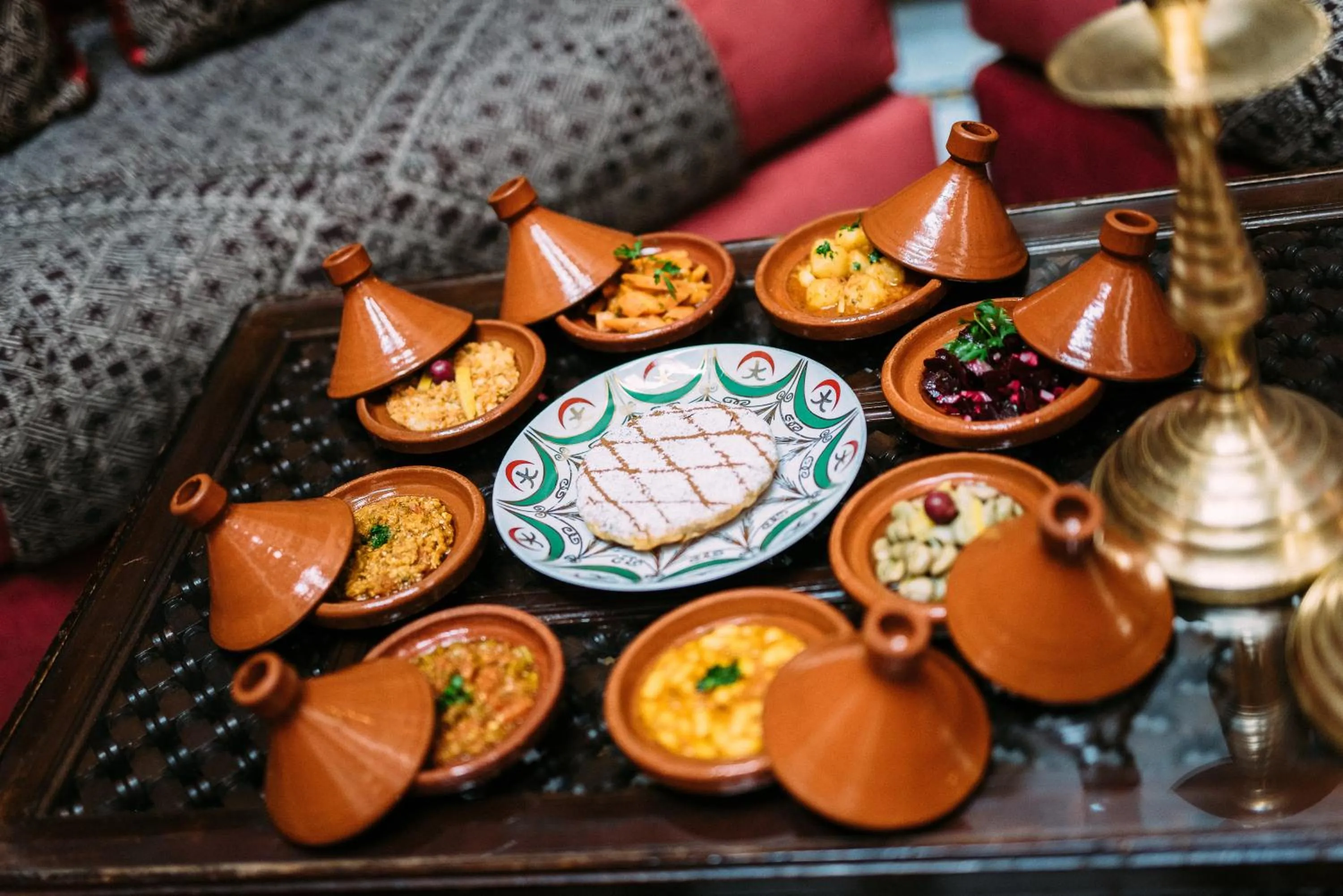 Restaurant/places to eat in La Maison Bleue Batha