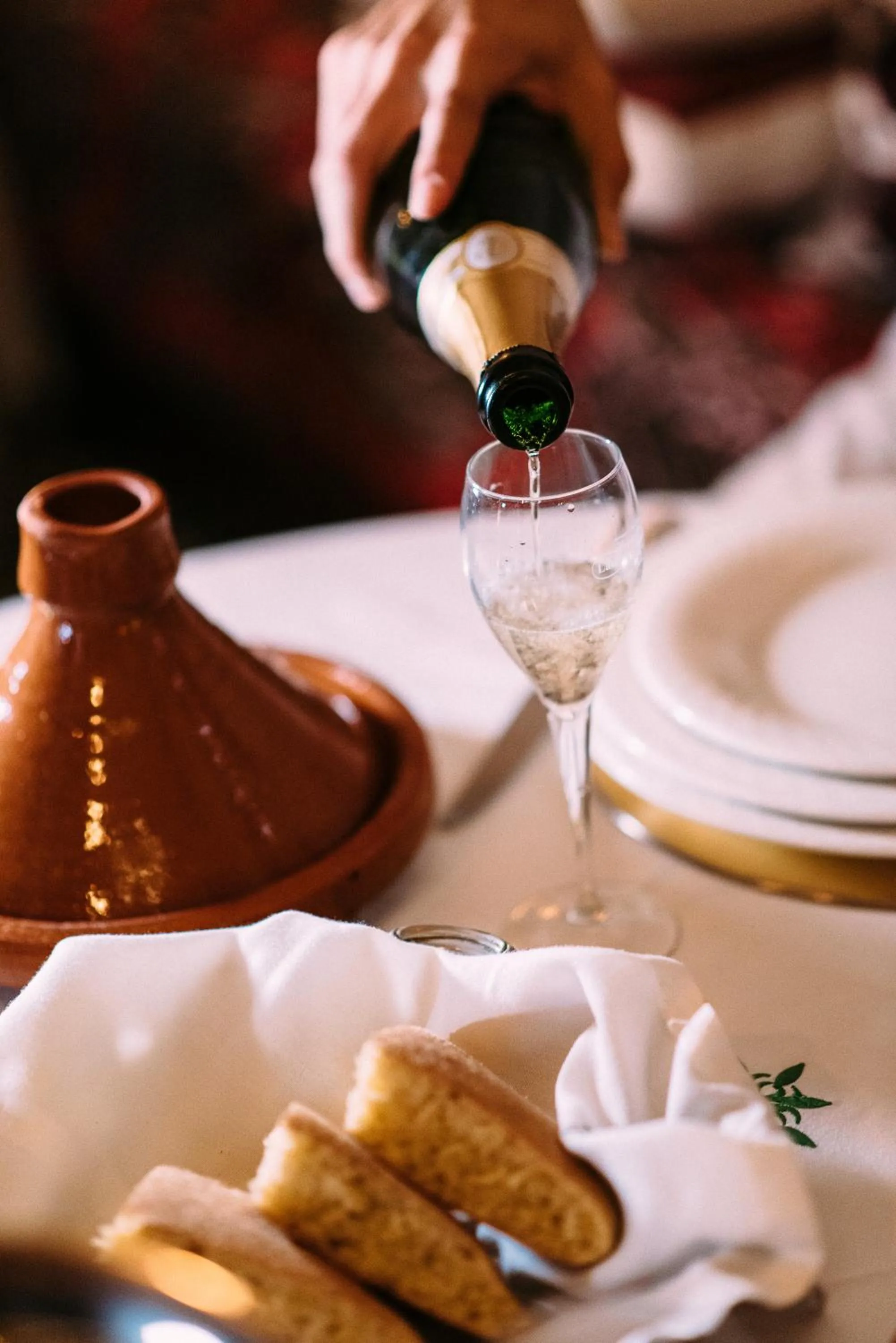 Lounge or bar in La Maison Bleue Batha