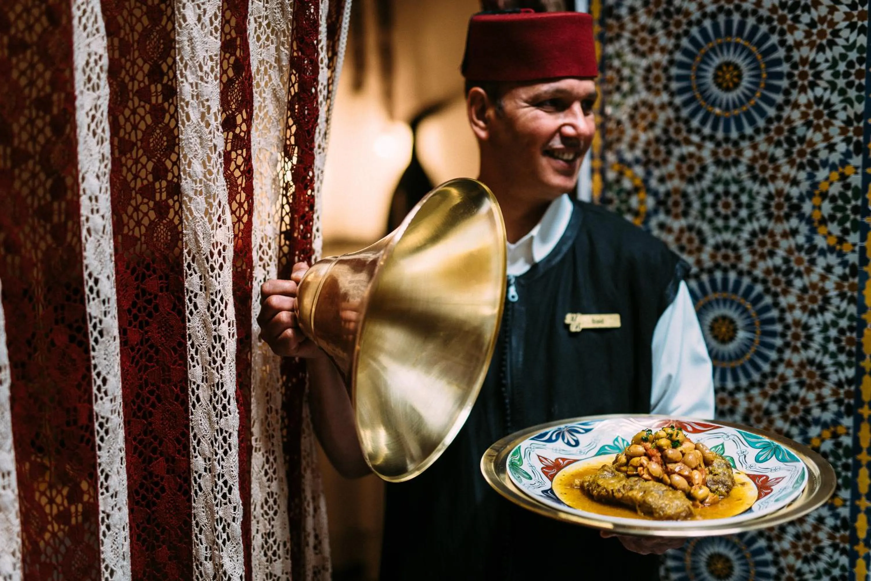 Patio in La Maison Bleue Batha