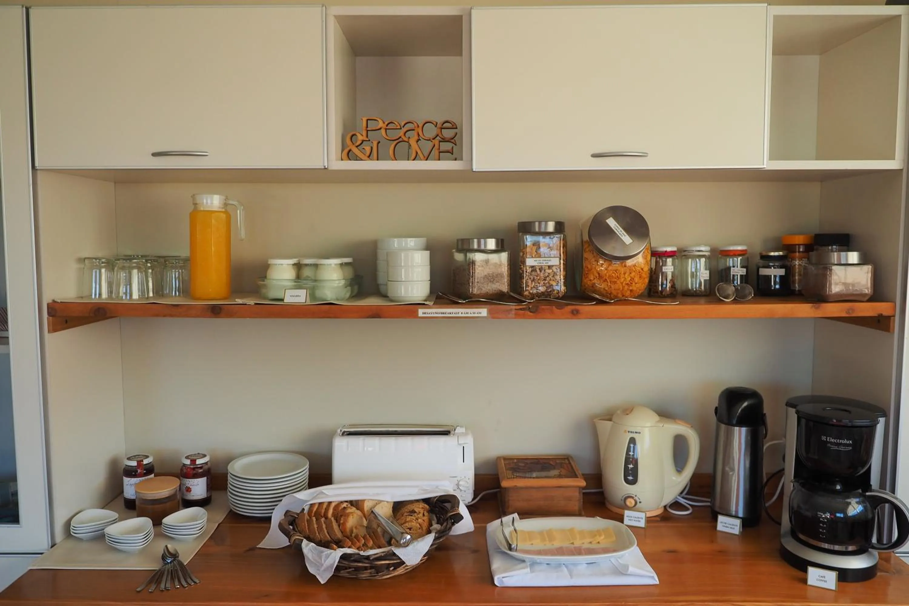 Breakfast in Del Nomade Hosteria Ecologica