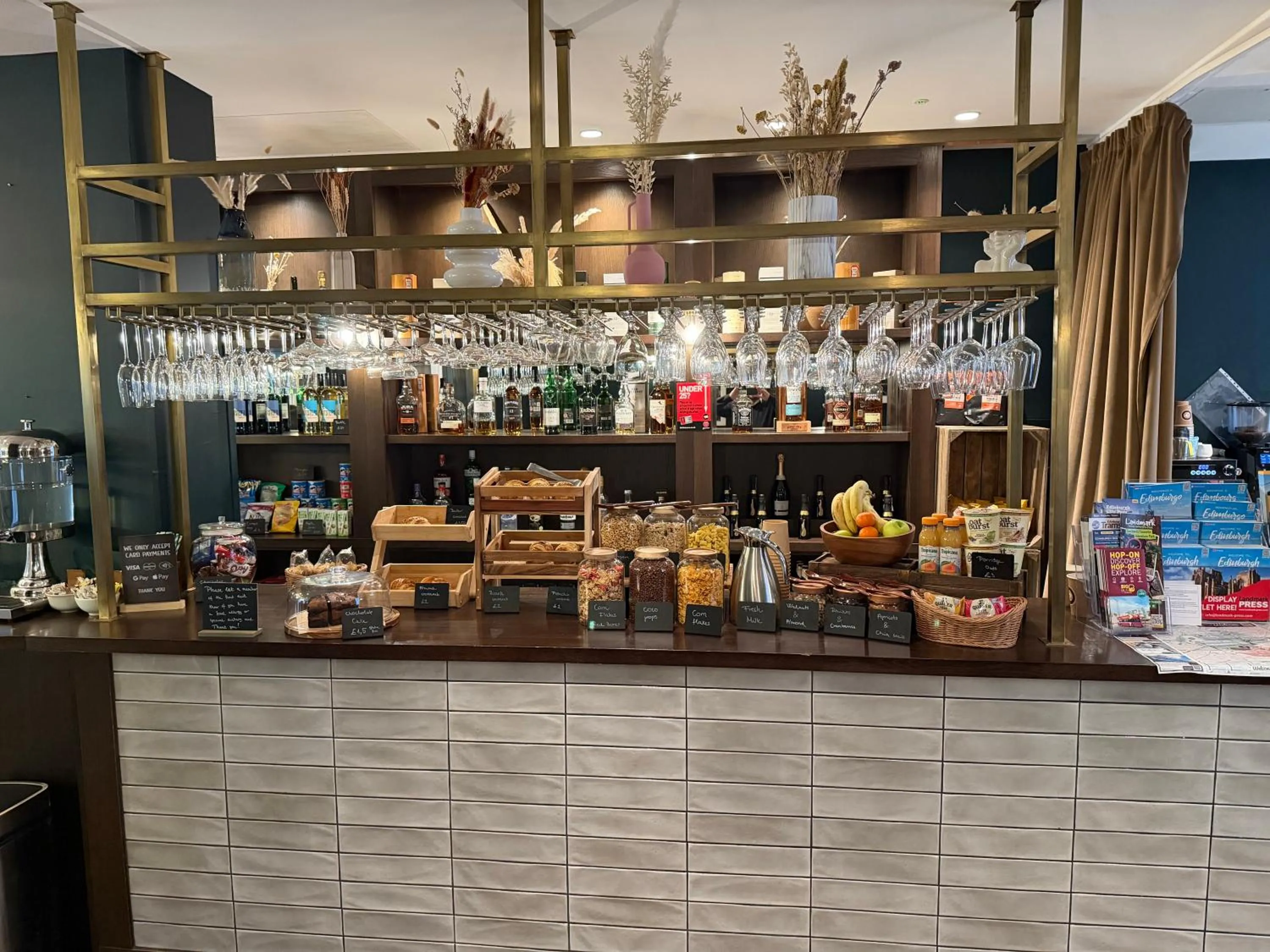 Buffet breakfast in Heeton Concept Aparthotel Edinburgh Queen Street