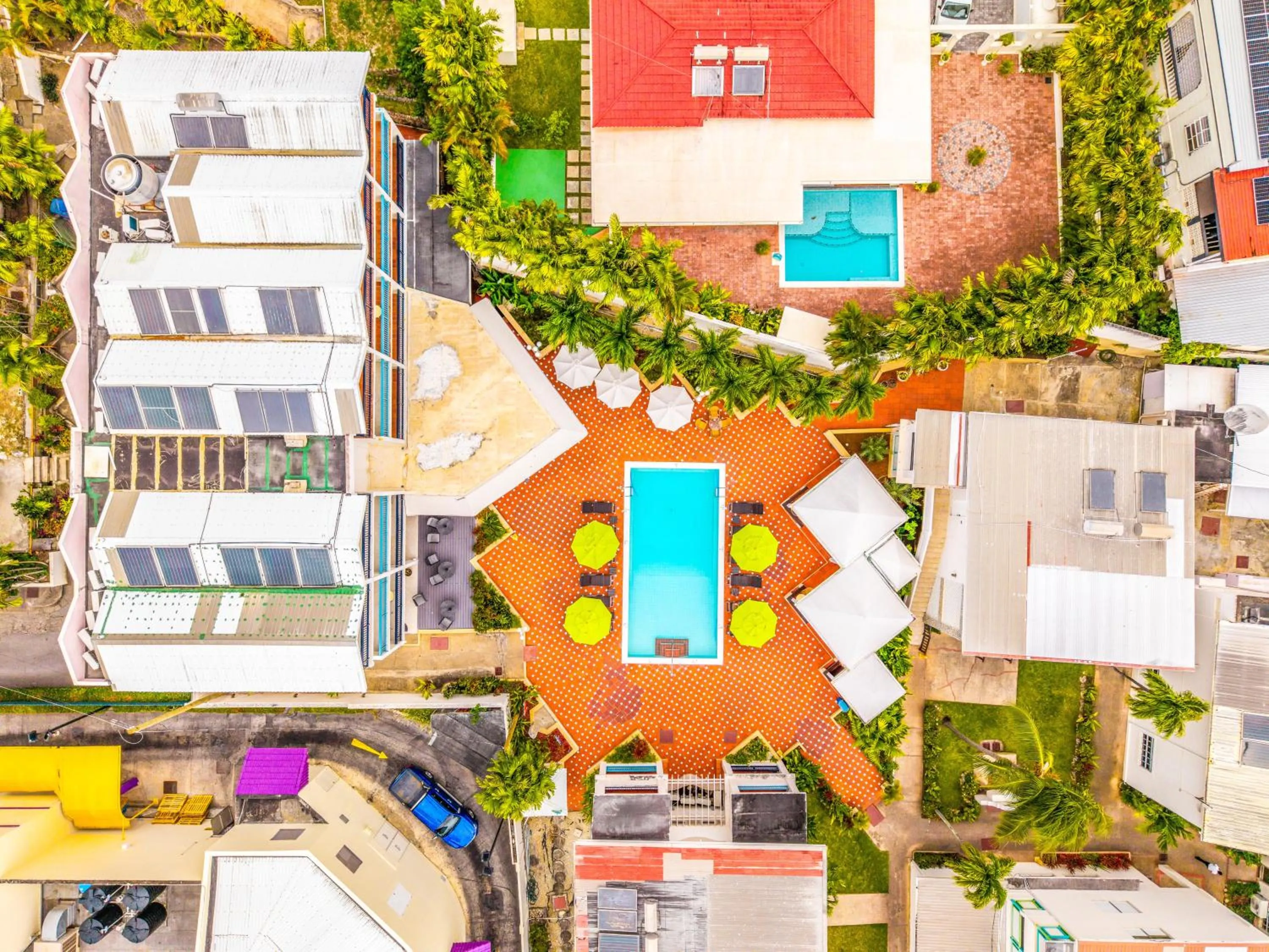 Property building in Blue Horizon Hotel