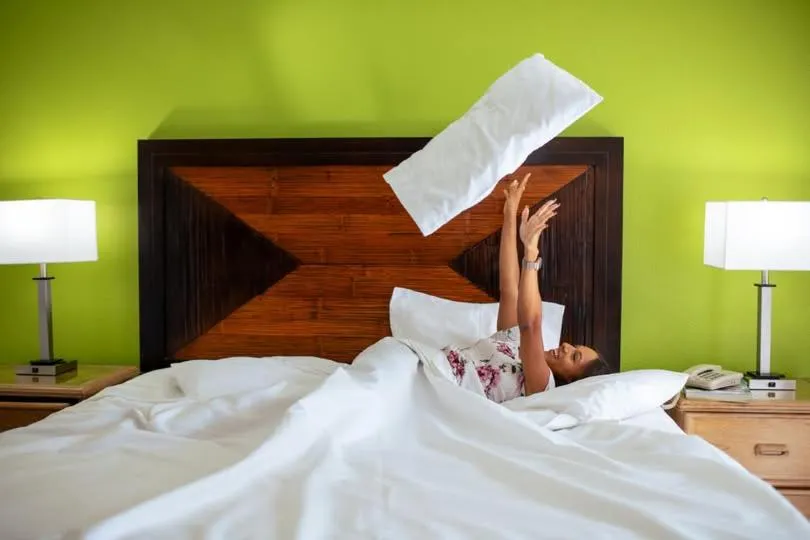 Bedroom, Bed in Blue Horizon Hotel
