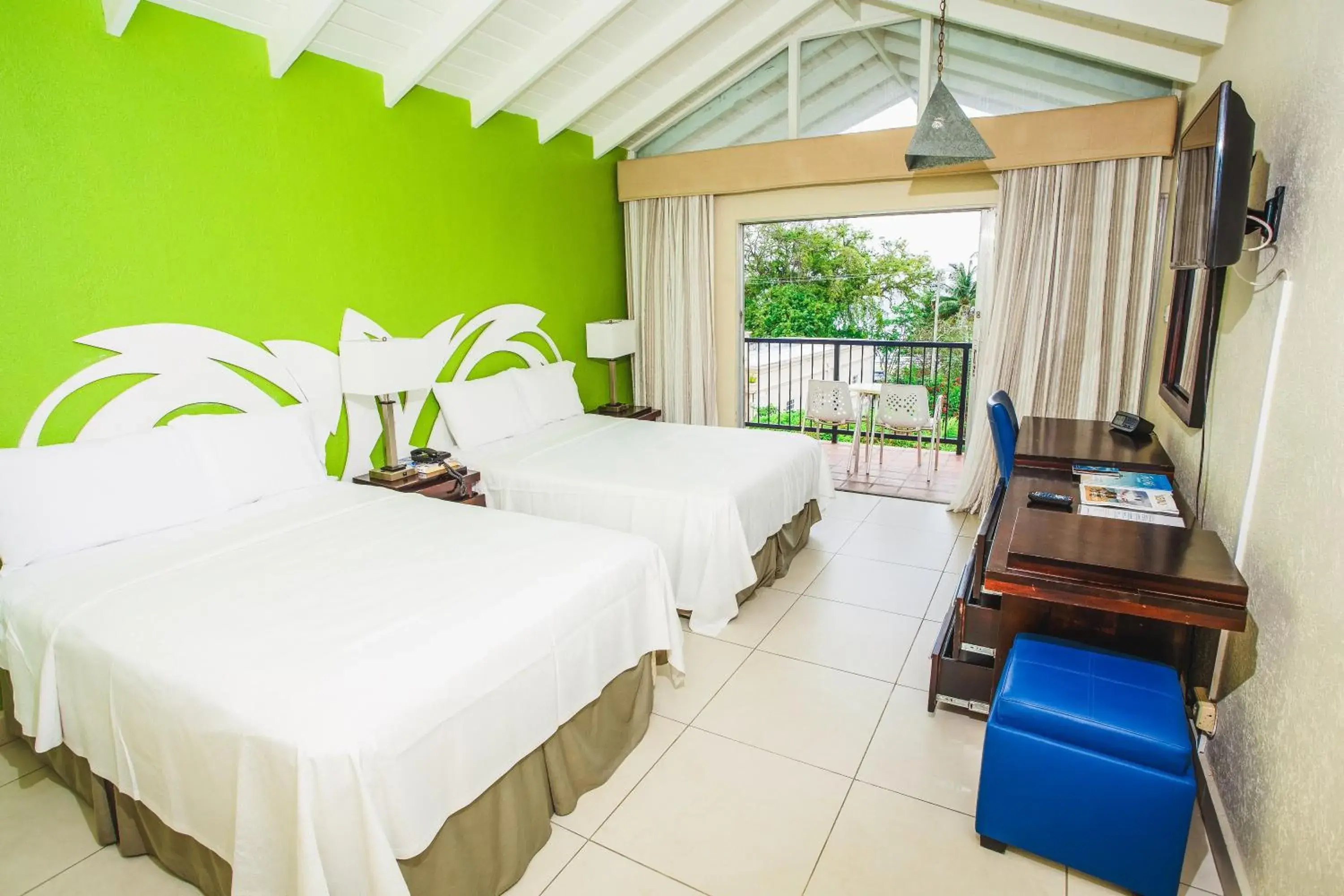 Double Room with Two Double Beds in Blue Horizon Hotel Double Room with Two Double Beds in Blue Horizon Hotel