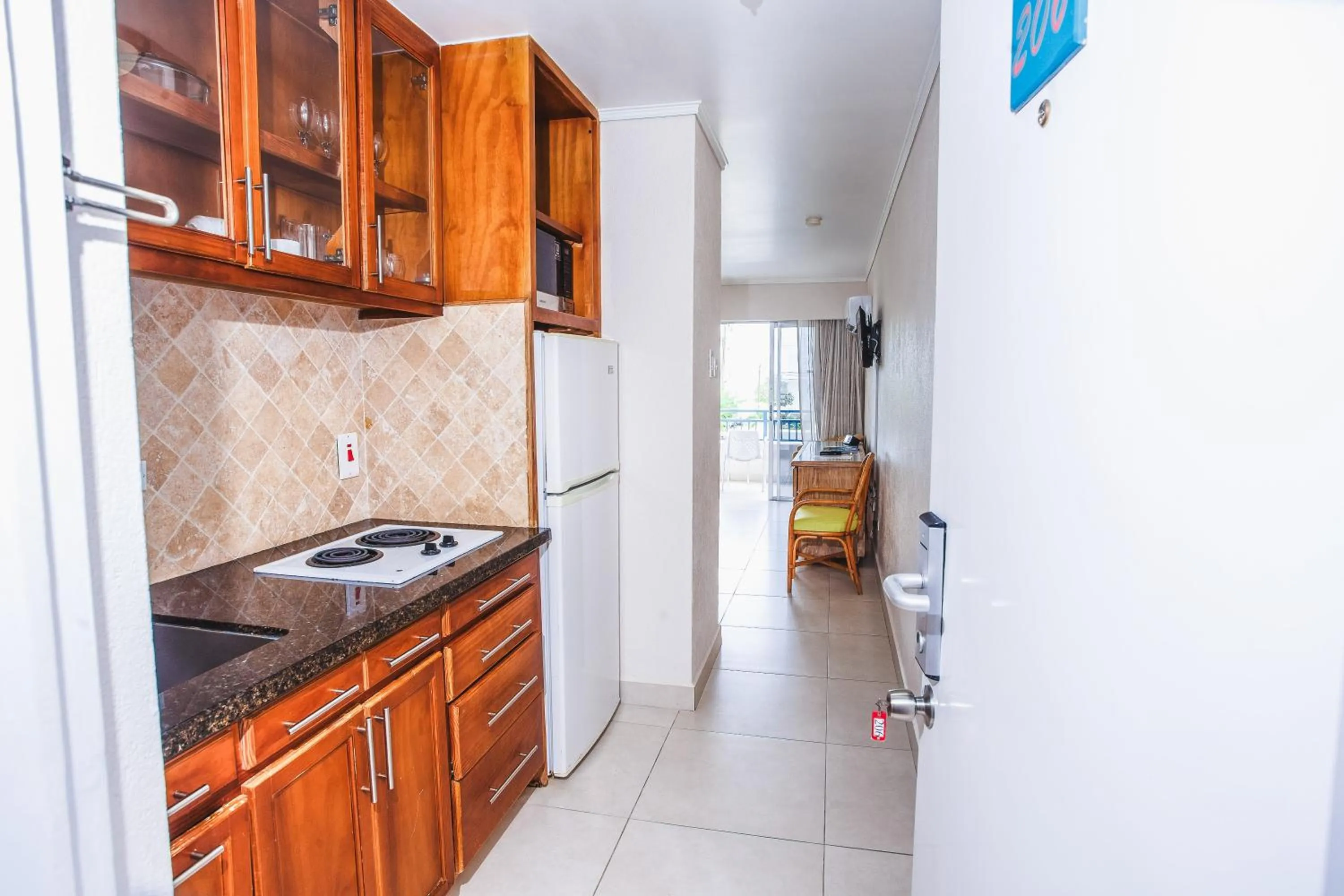 kitchen in Blue Horizon Hotel