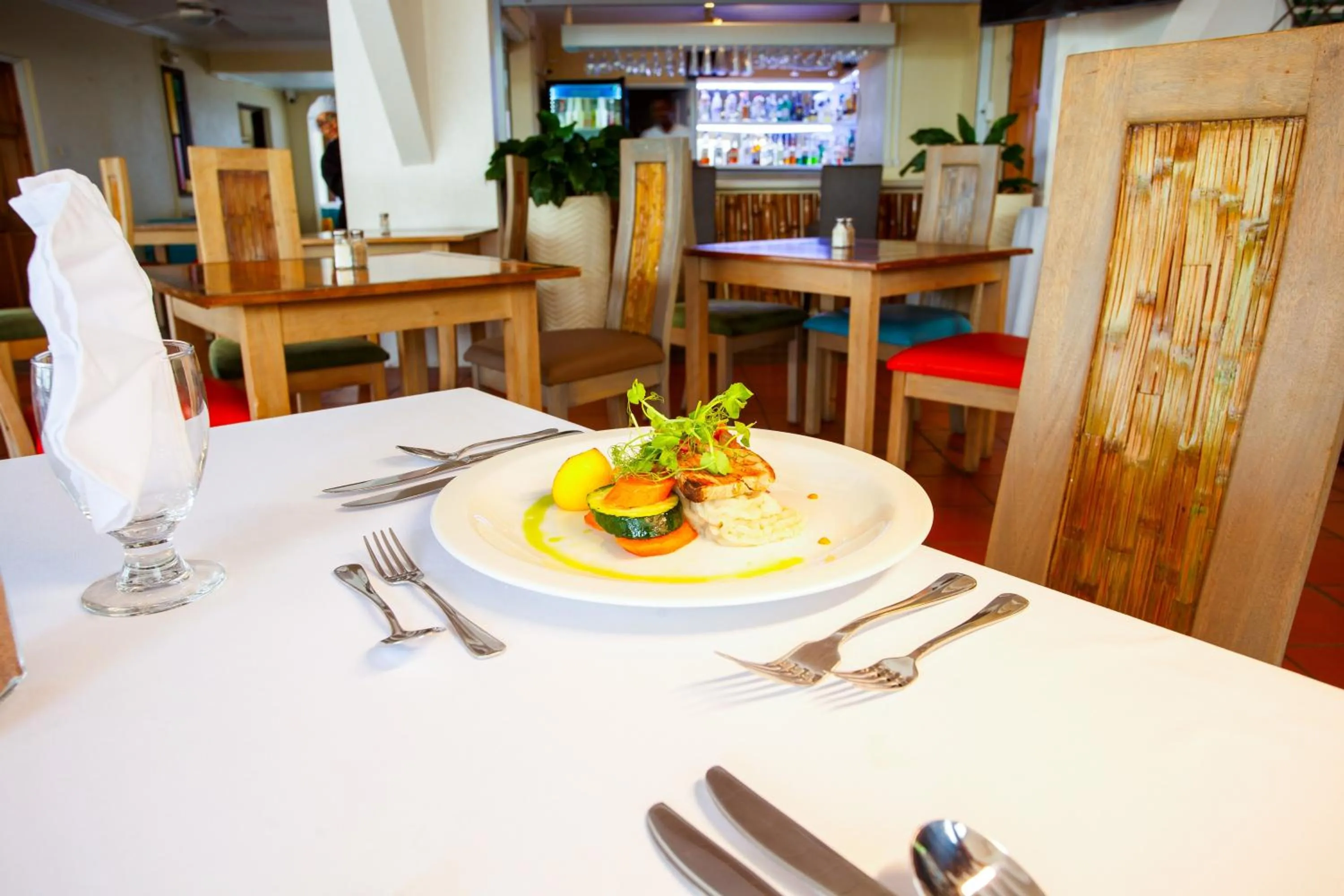 Food and drinks in Blue Horizon Hotel