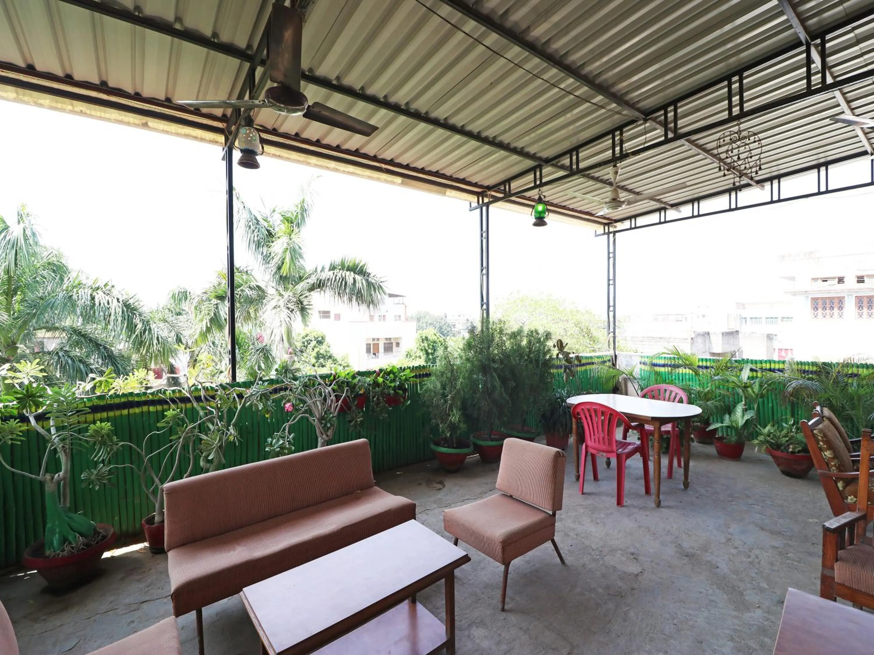 Patio in Hotel Buddha