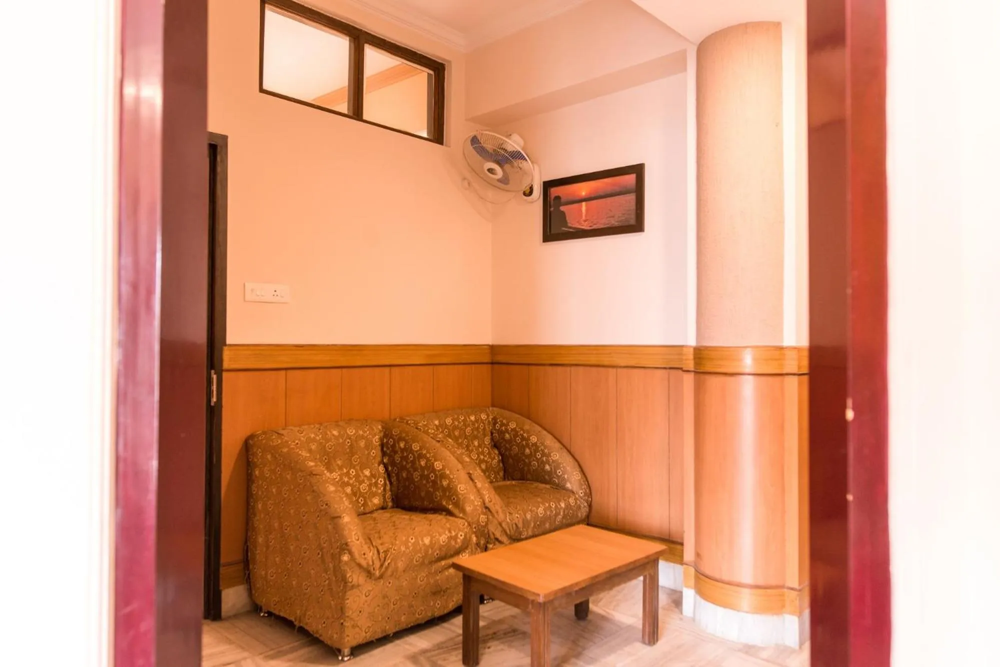 Seating area in Hotel Buddha