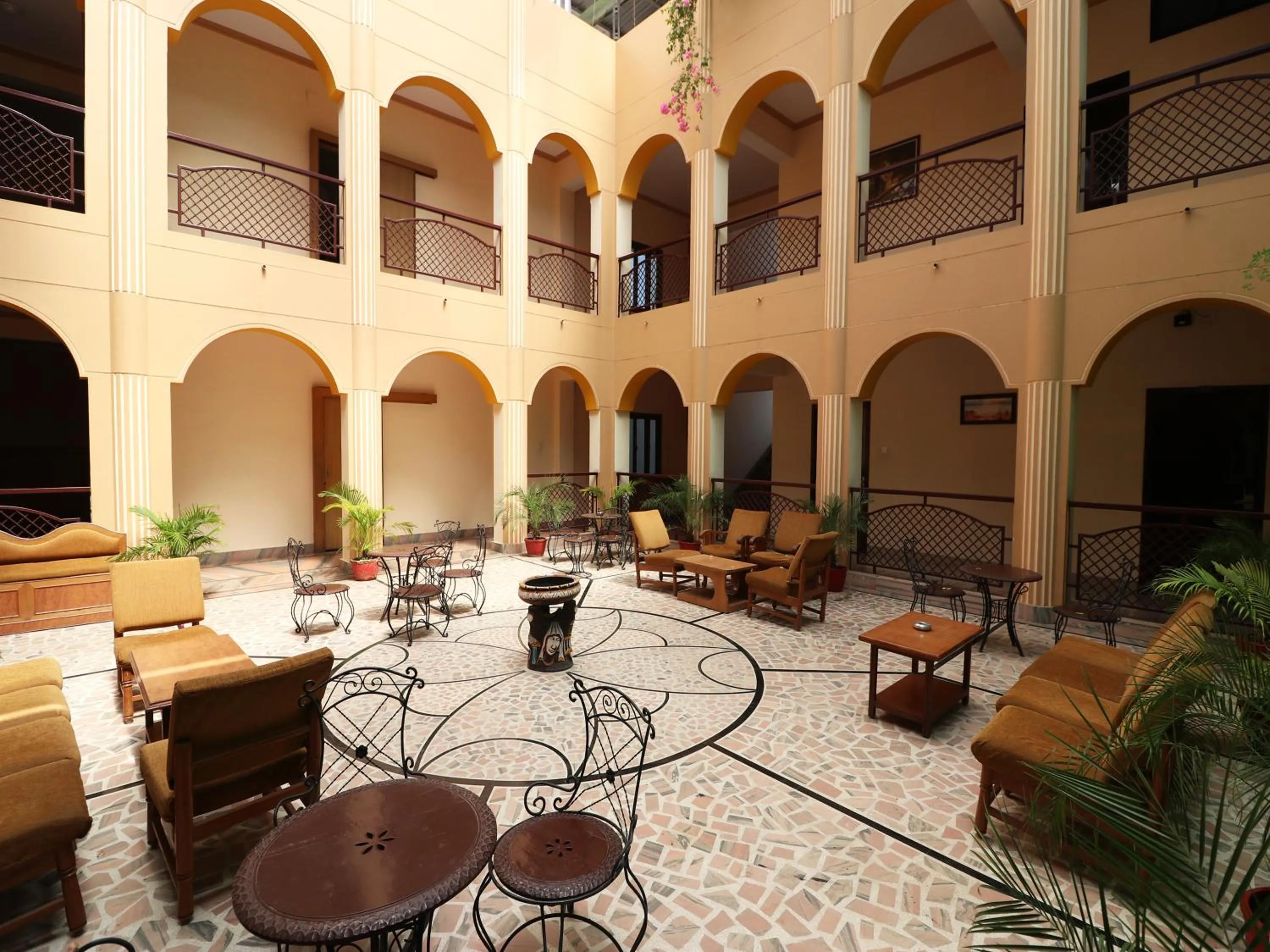 Patio in Hotel Buddha