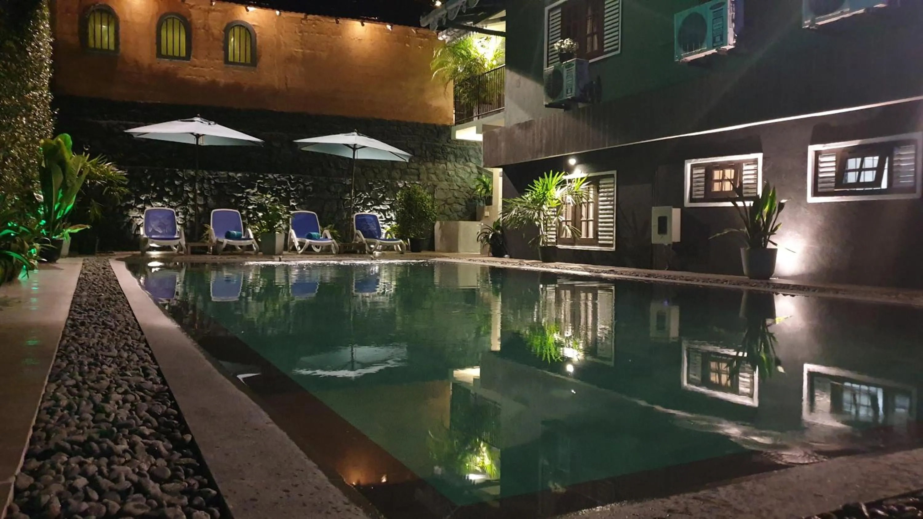 Swimming pool in Ridee Villa