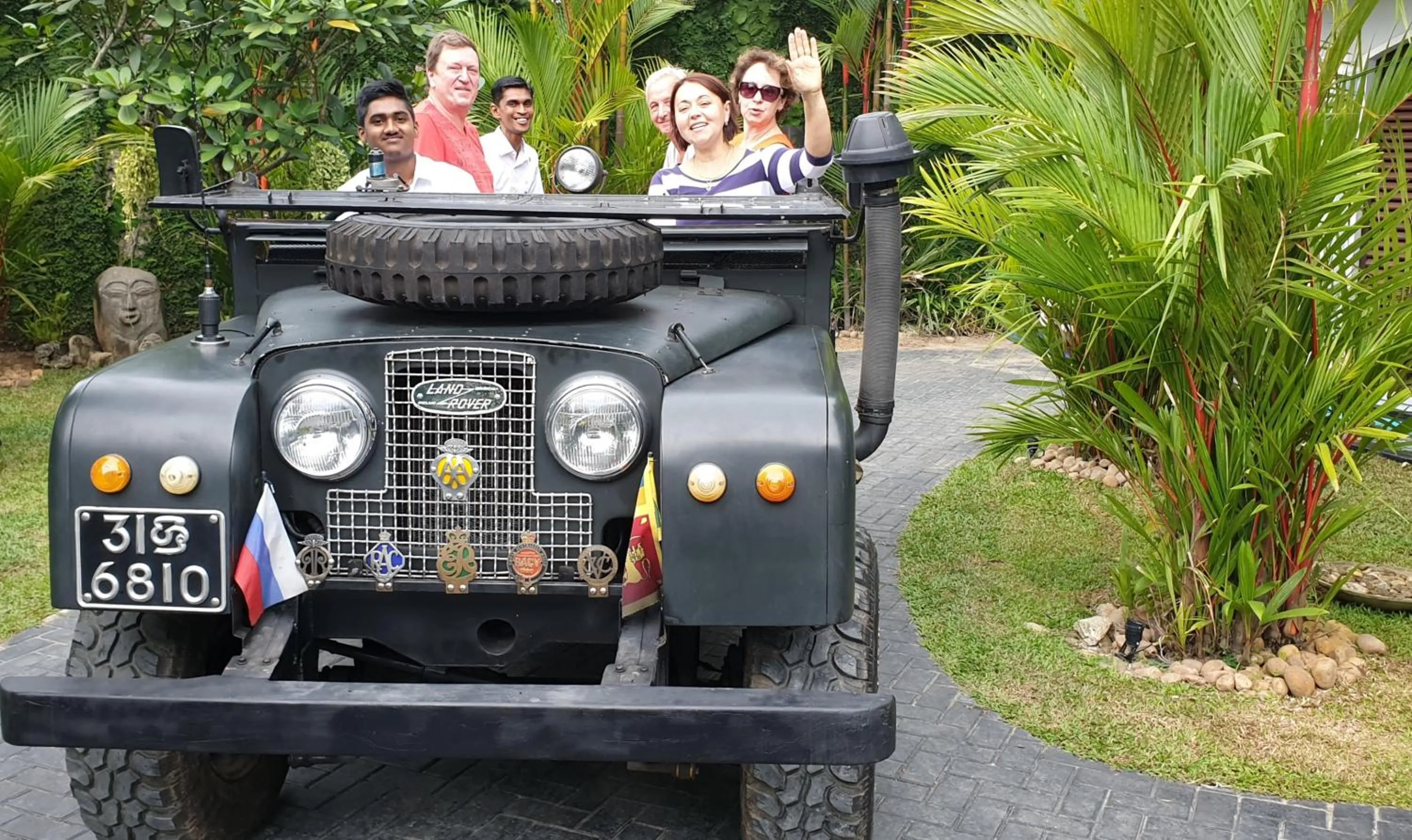 group of guests in Ridee Villa