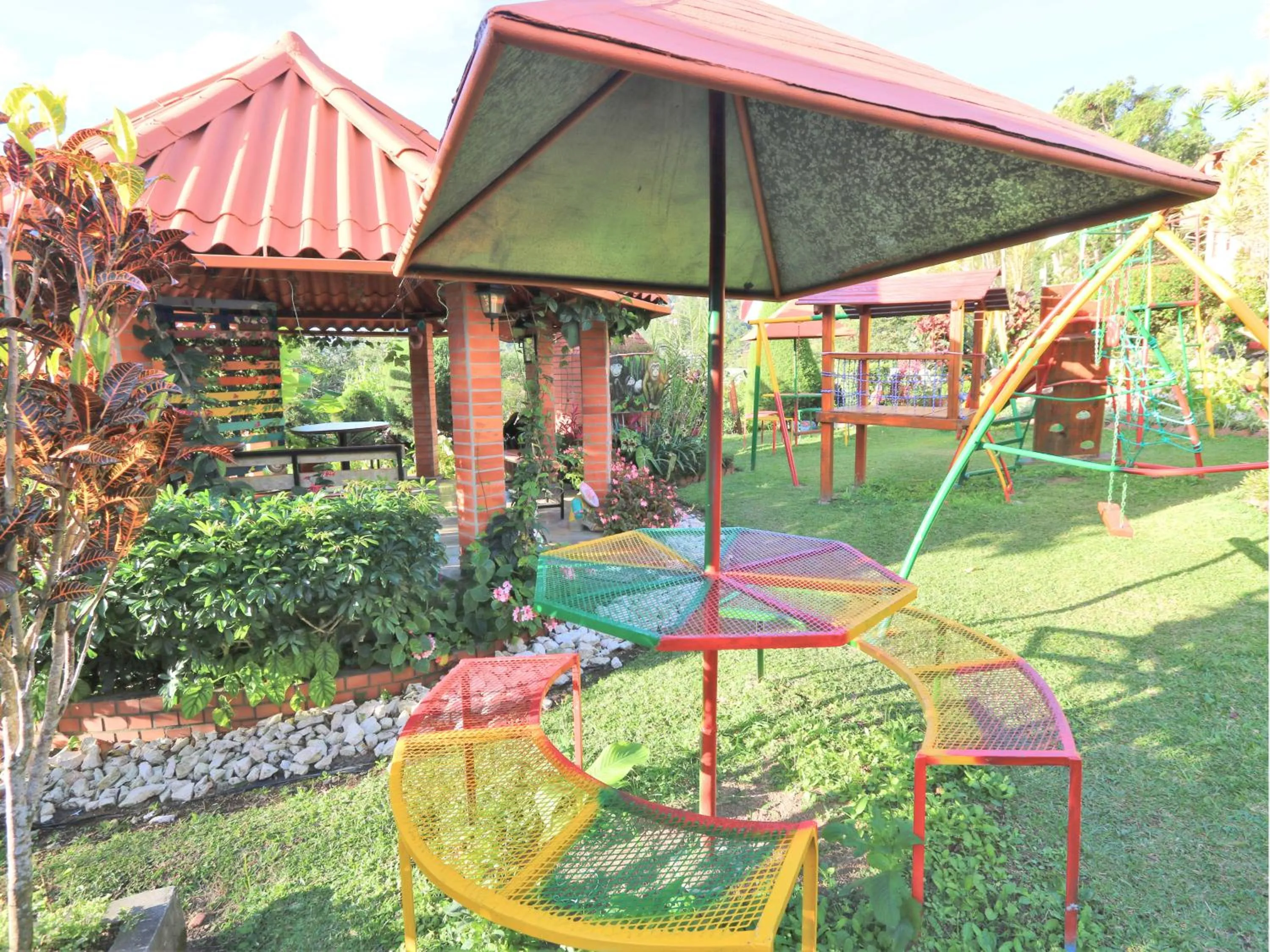 Children play ground in Aparthotel Los Pinos