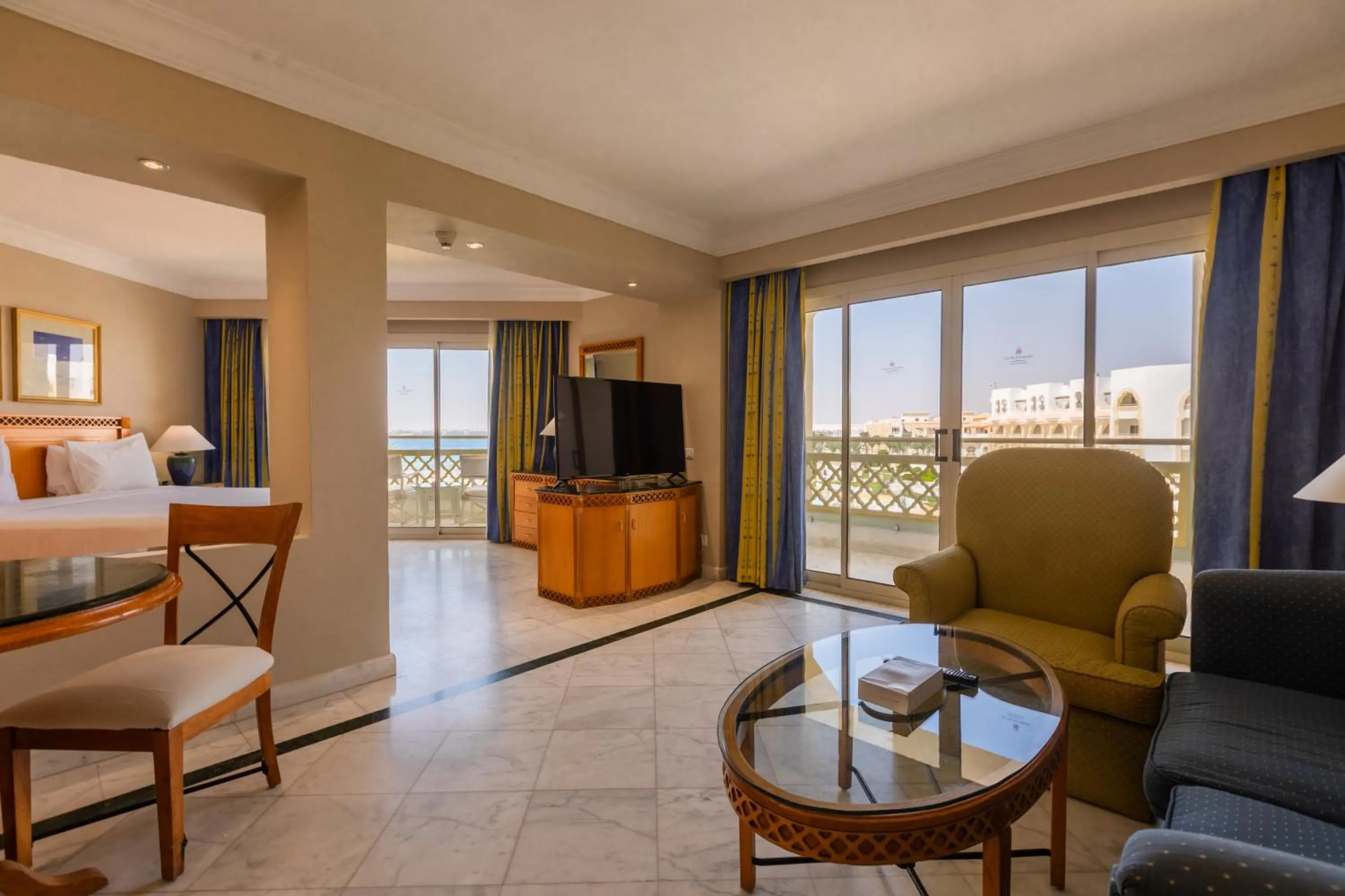 Seating area in Old Palace Resort Sahl Hasheesh