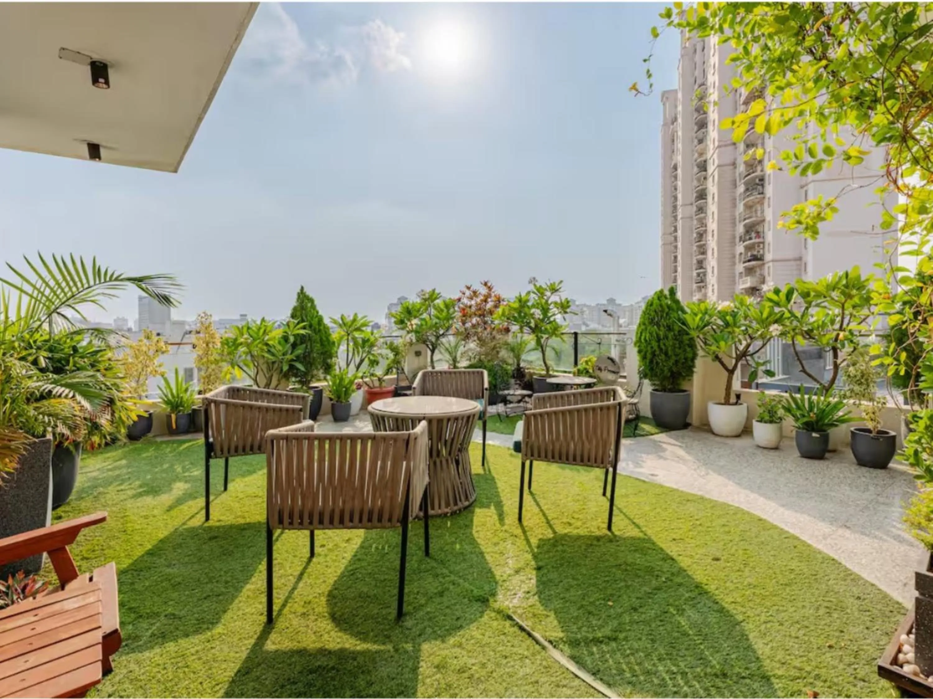 Garden view in Hotel City Premier - Golf Course Road ,Gurgaon