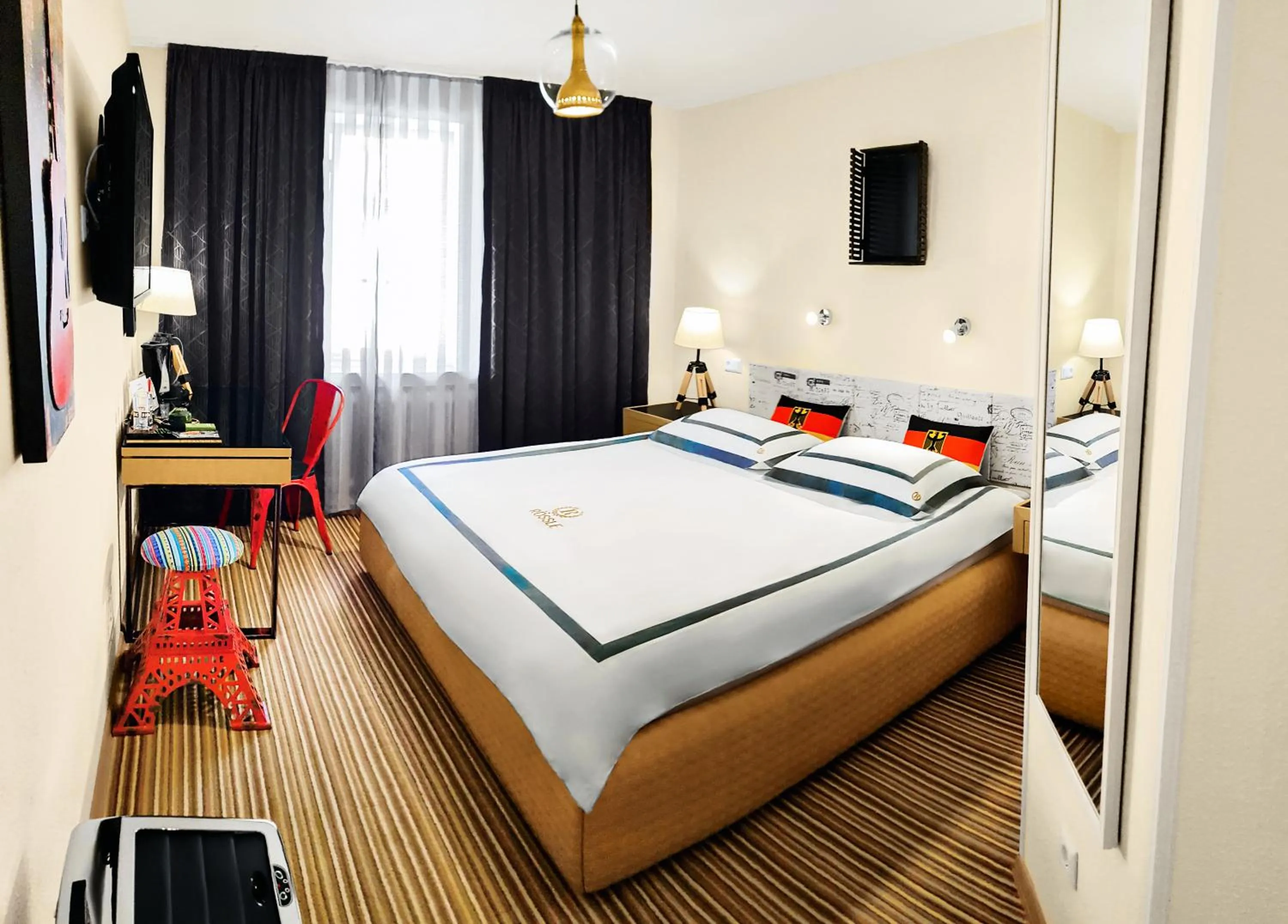 Bed in Hotel Rössle