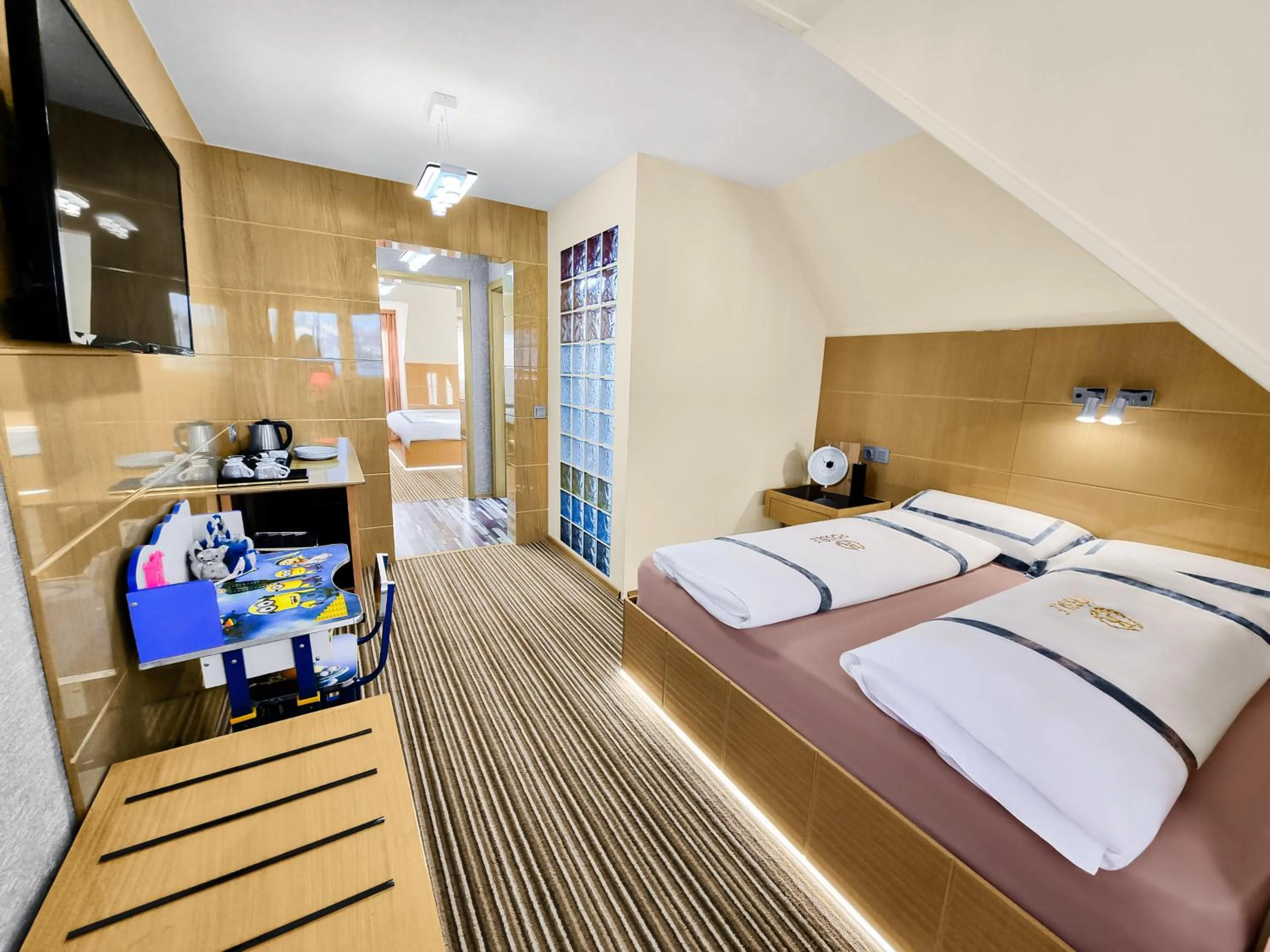 Bed in Hotel Rössle