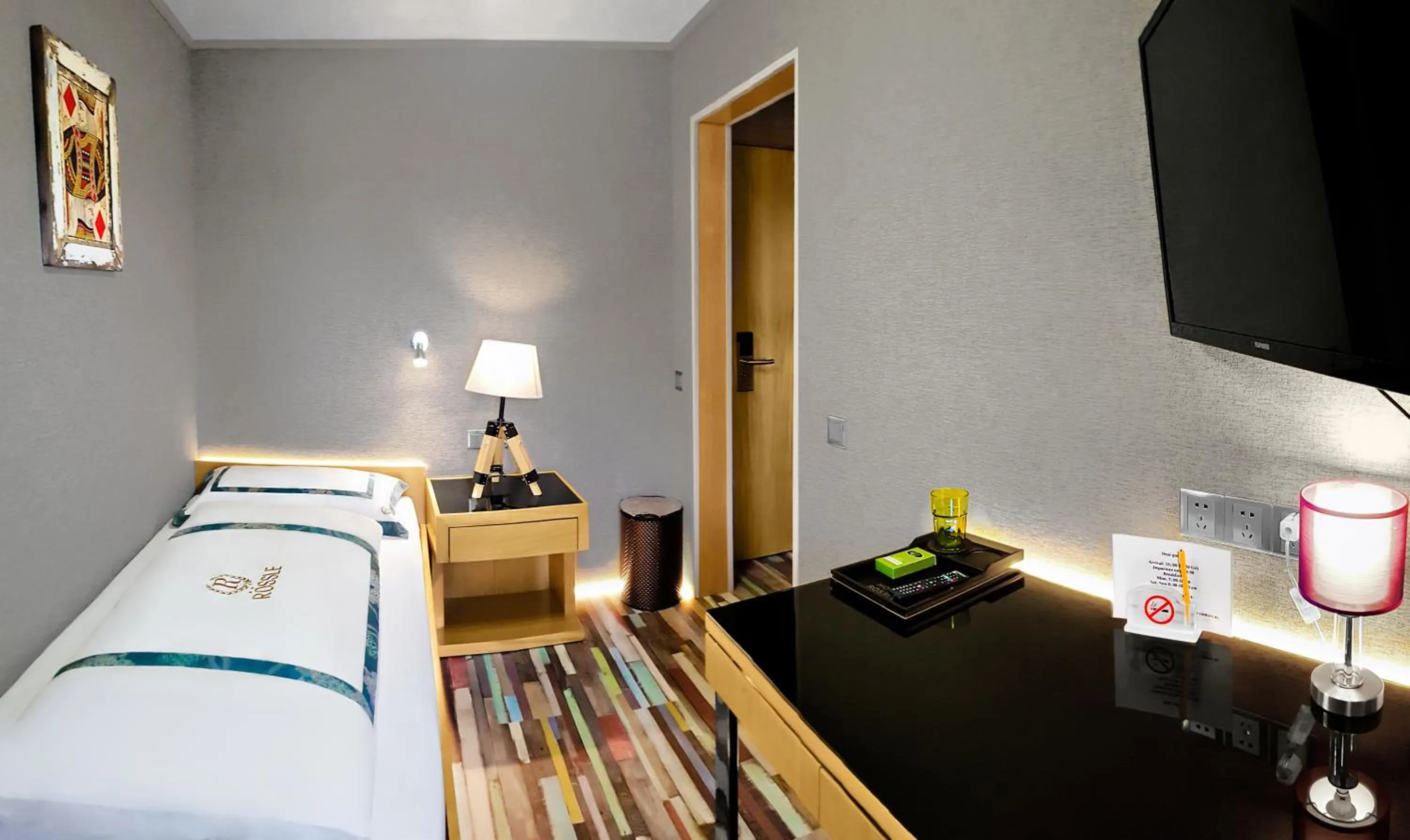 Bed in Hotel Rössle