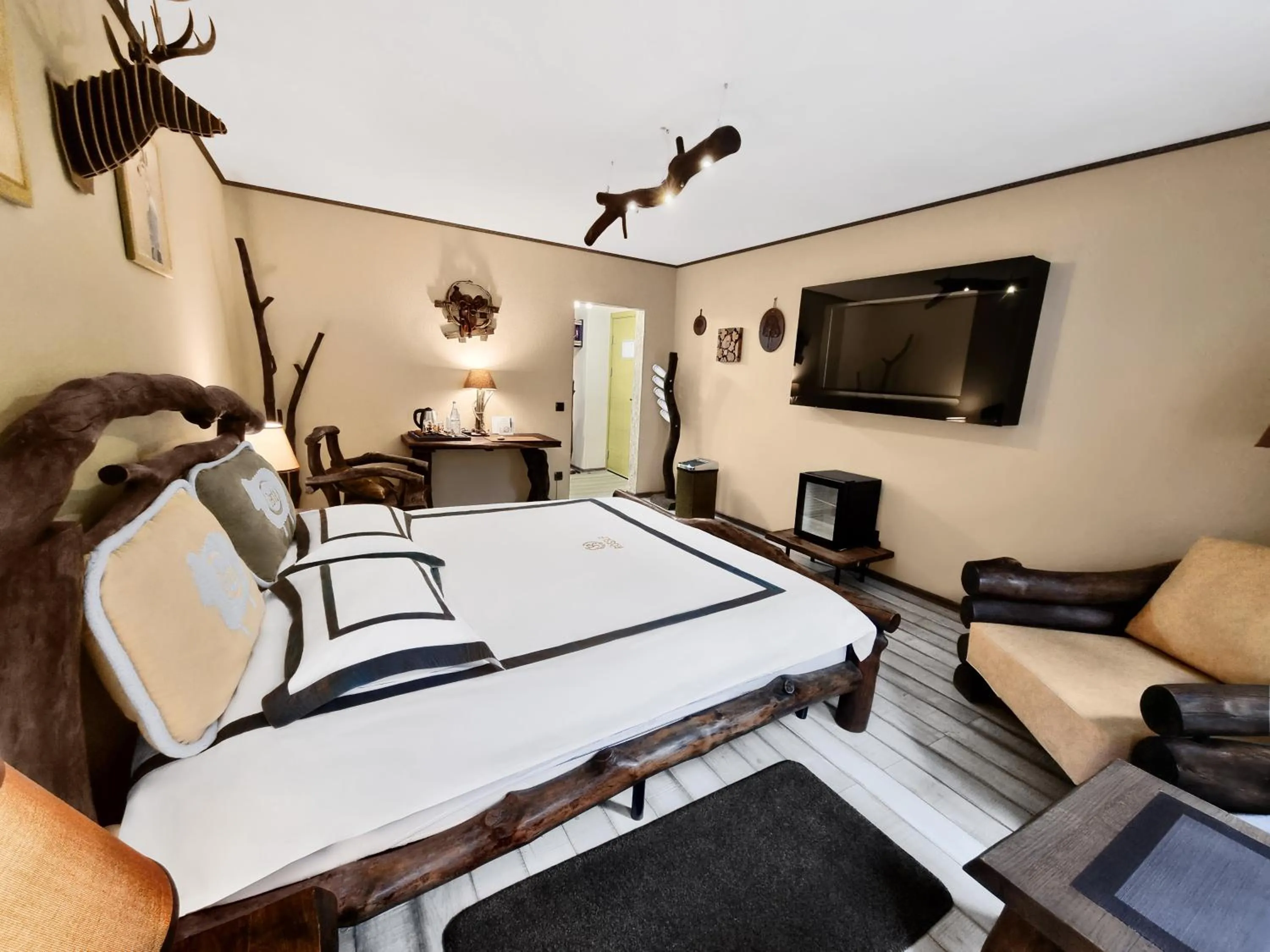 Bed in Hotel Rössle