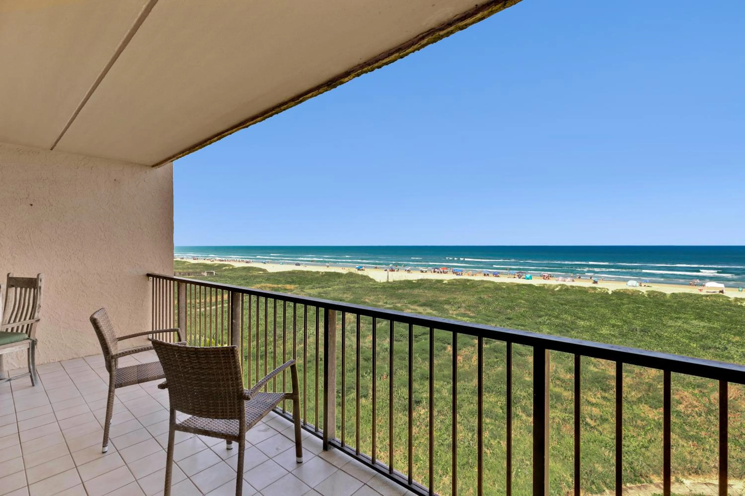 Balcony/Terrace in Beach House Condo Unit #401
